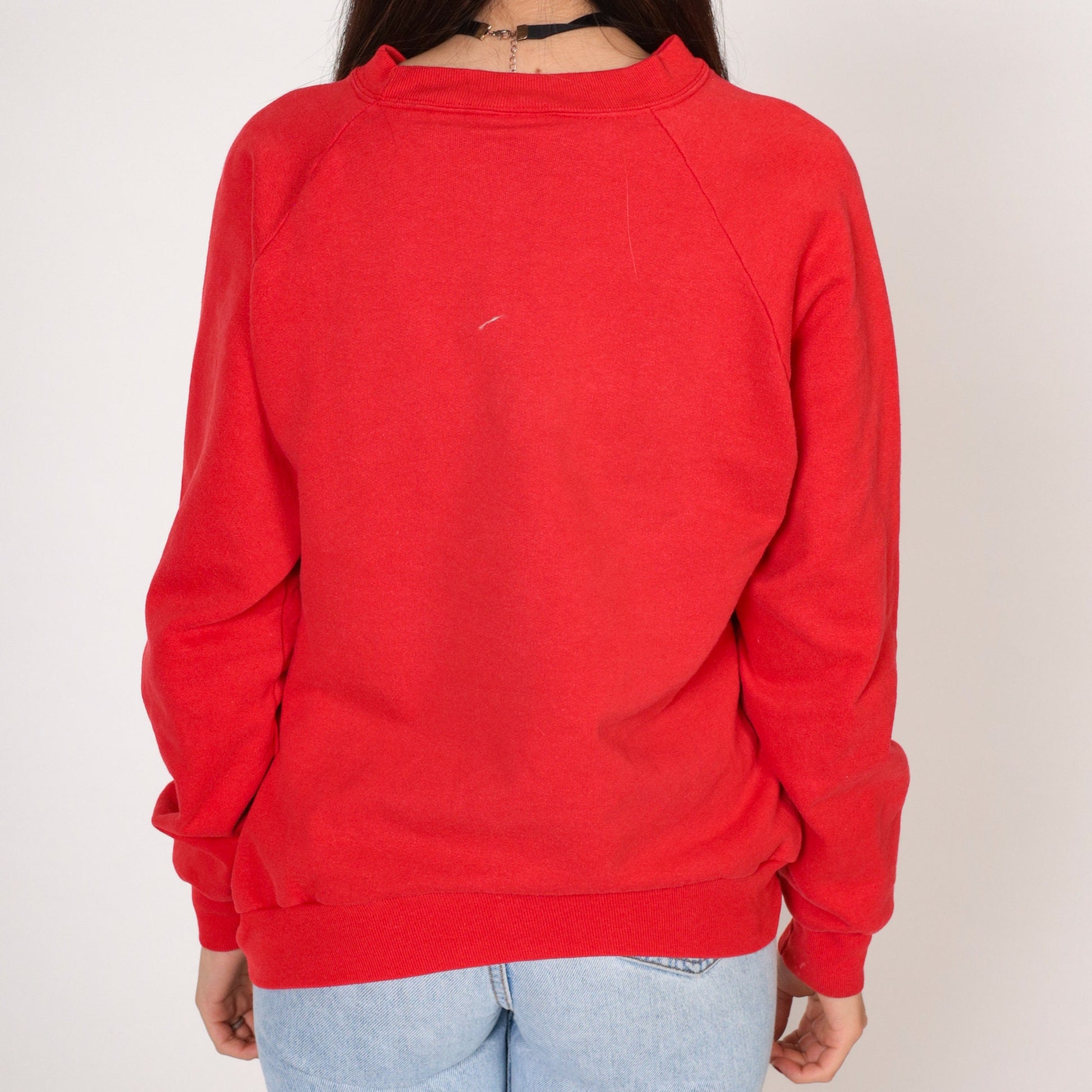 1987 St Louis Cardinals World Series Champions Sweatshirt Red Raglan 80s Small