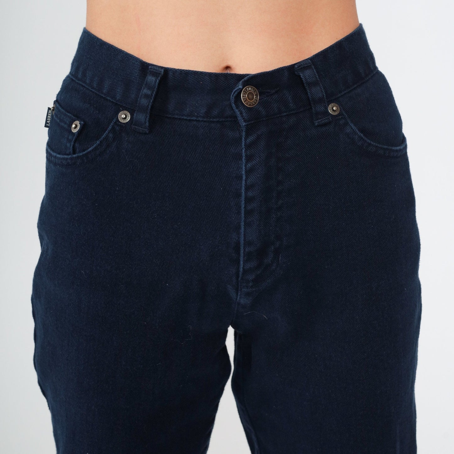 Ralph Lauren Y2K Dark Wash High-Rise Ankle Jeans Petite Extra Small