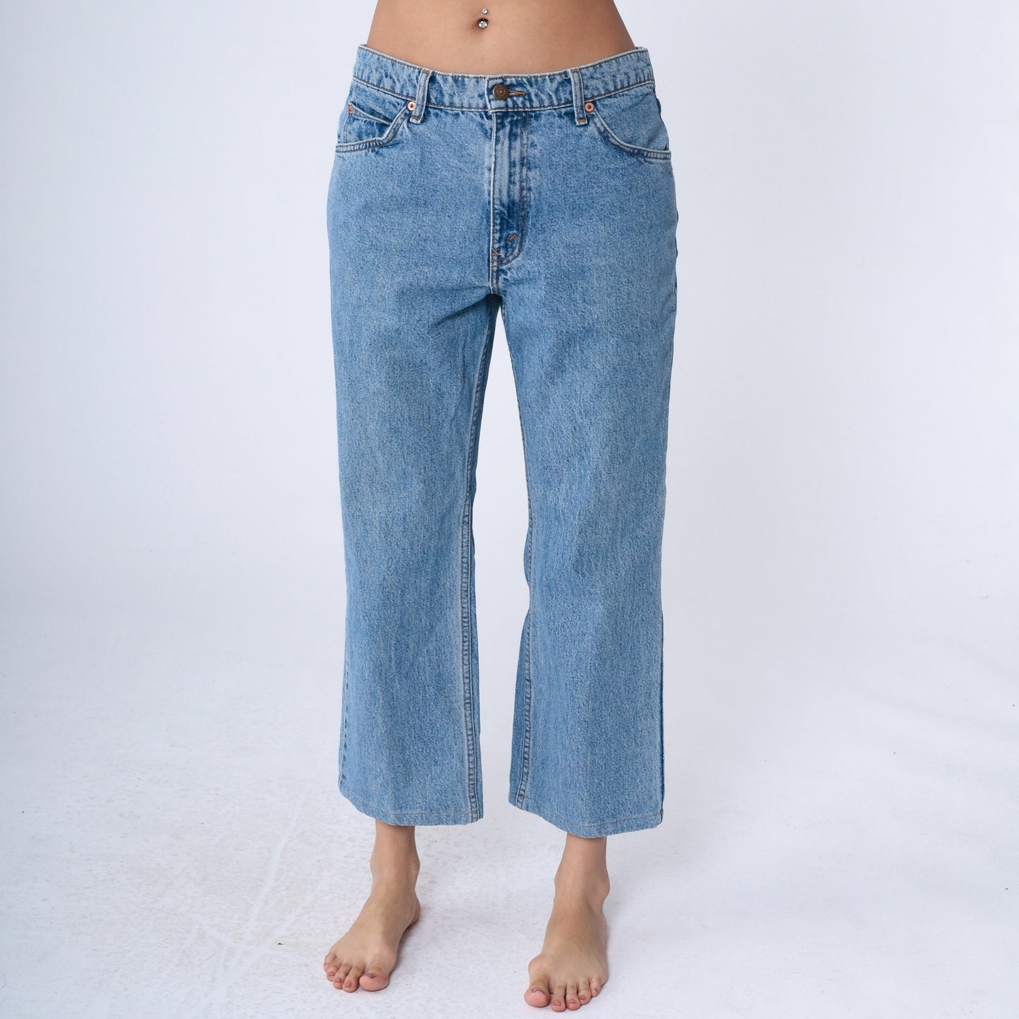 90s Levi's 503 Bootcut Jeans Blue Denim Mid Rise Men's 34