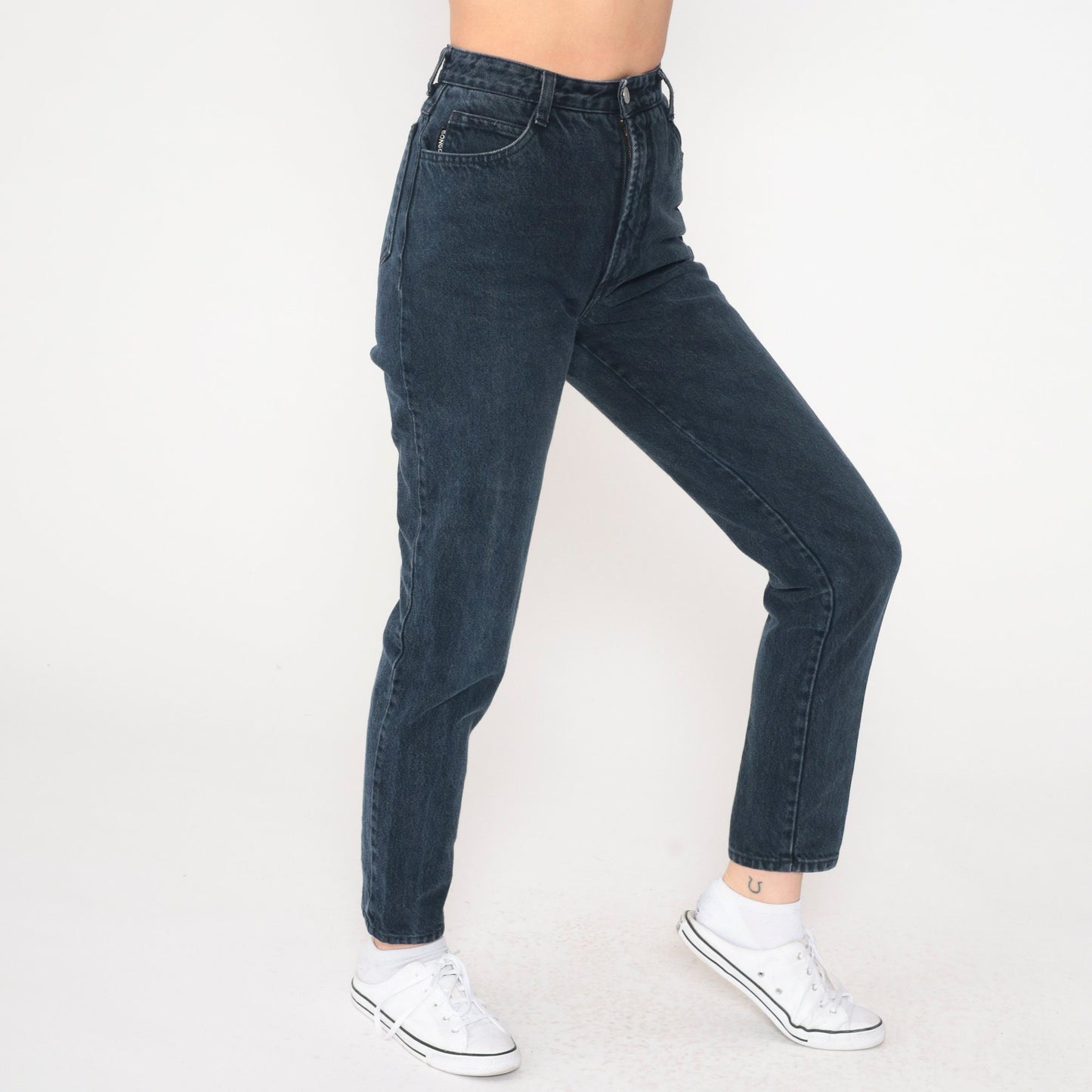 90s Bongo Black High Waist Skinny Jeans Extra Small XS