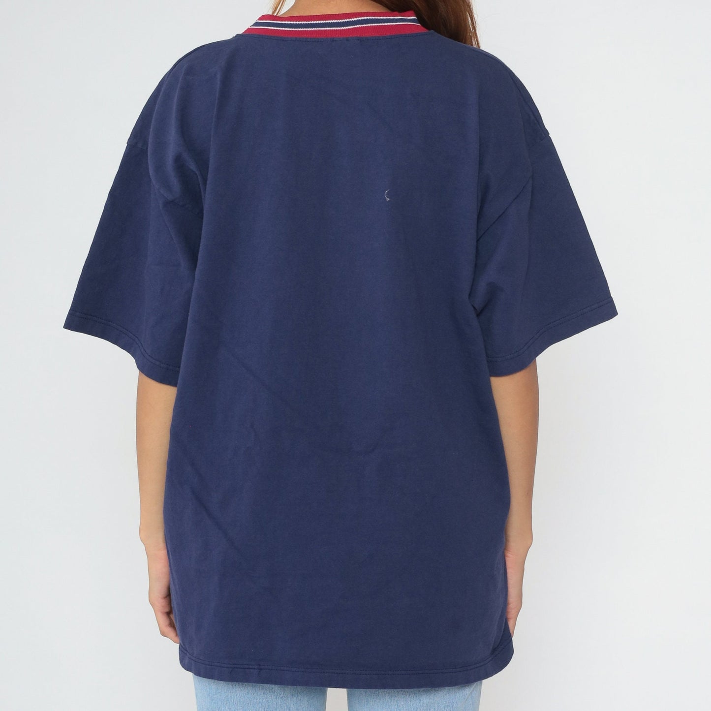90s Las Vegas Nevada Graphic T-Shirt Navy Cotton Extra Large XL