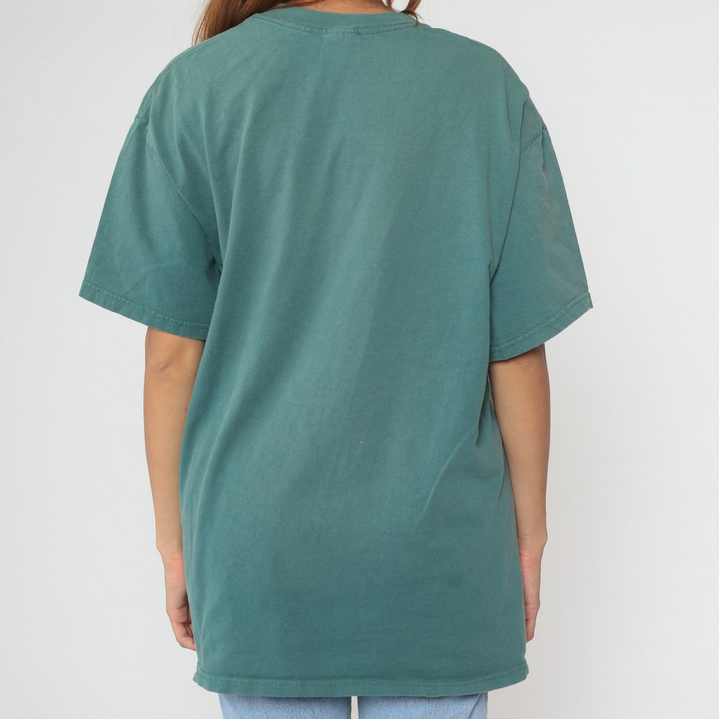 90s Charleston South Carolina Graphic Cotton T-Shirt Green Extra Large