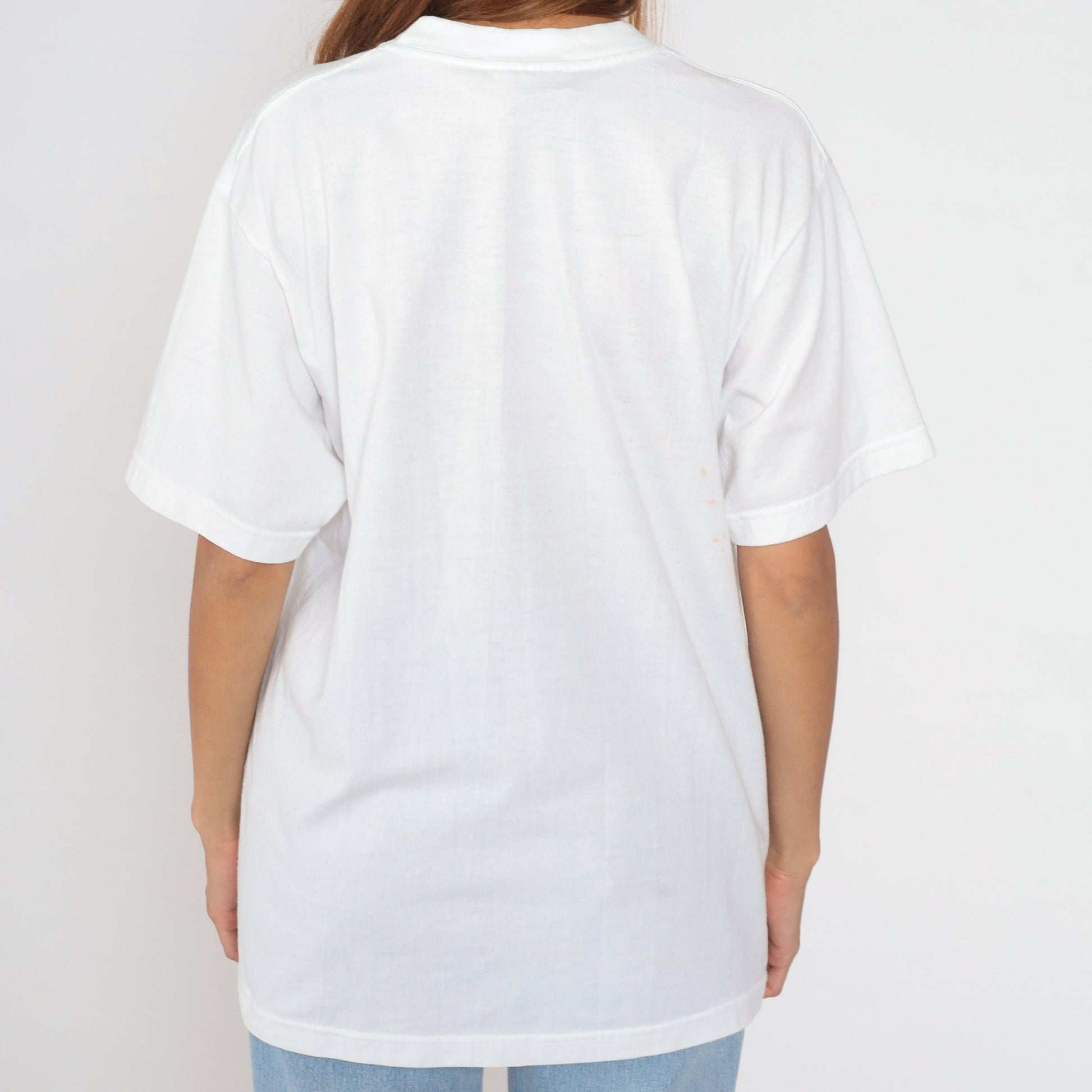 90s Puerto Vallarta Mexico Sunflower Graphic T-Shirt White Extra Large