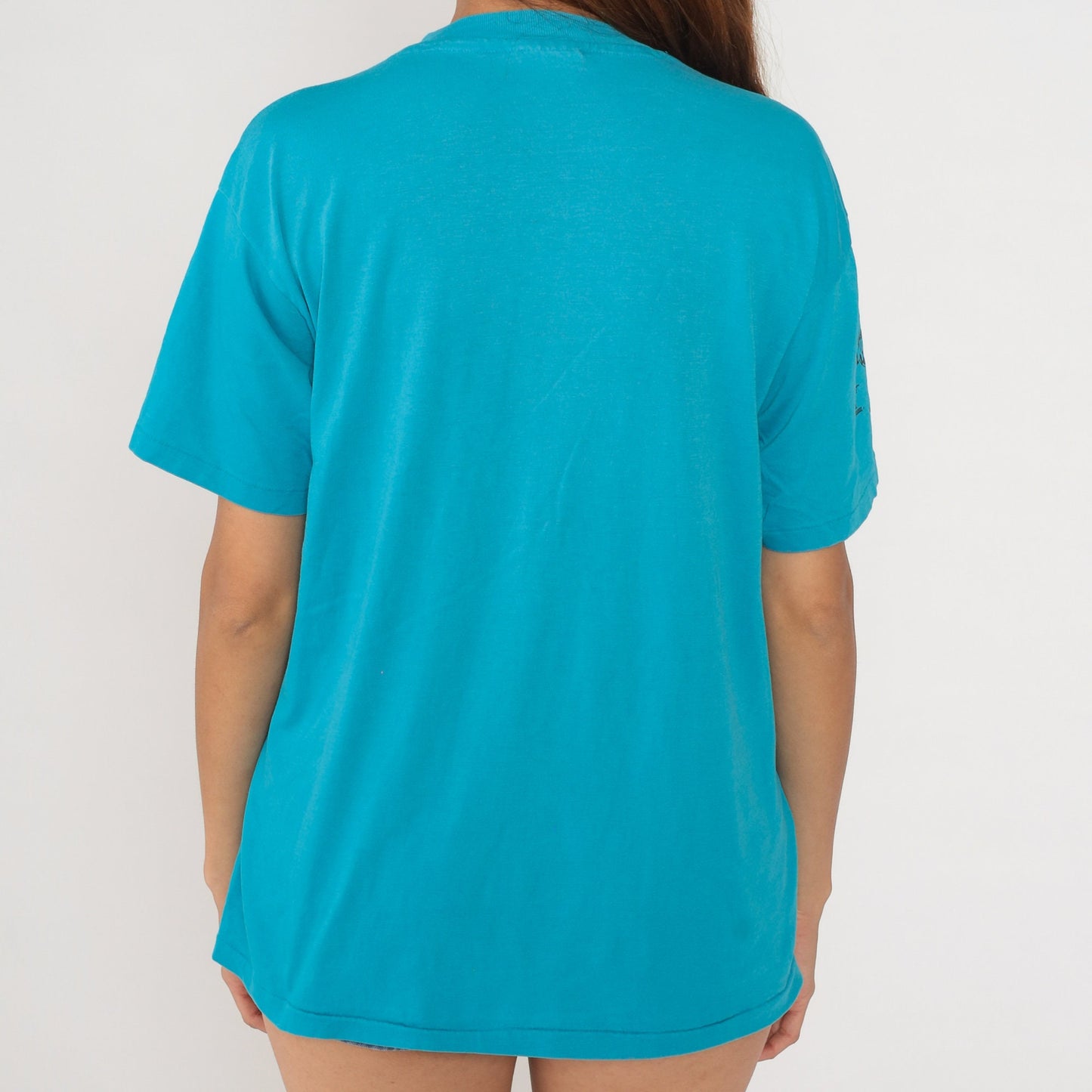 90s Melpomene Races St Paul Minnesota Graphic Tee Blue Single Stitch Large