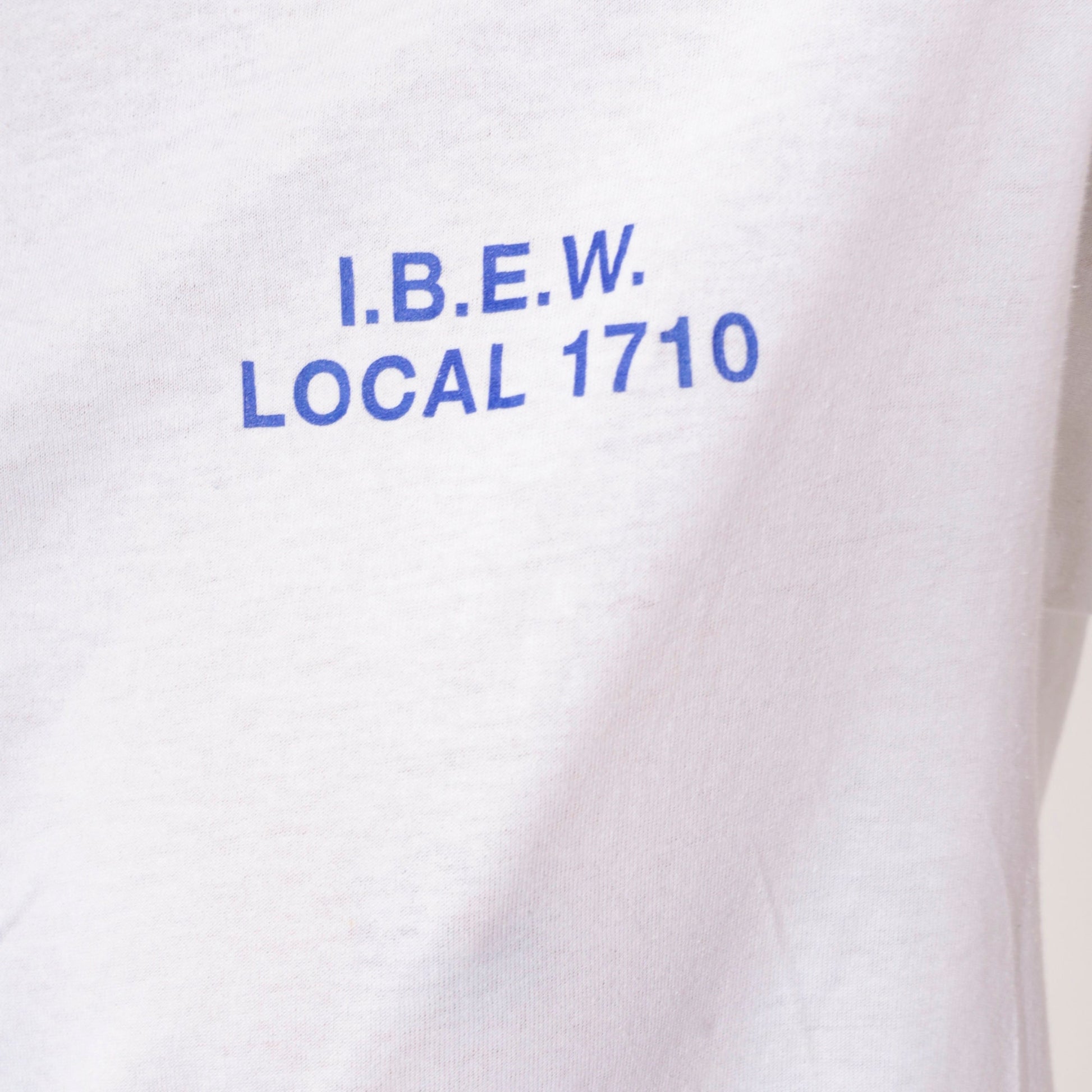80s IBEW Local 1710 El Monte California Union Graphic T-Shirt Medium