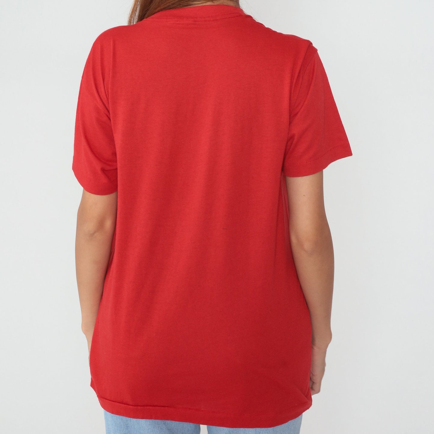 80s Comstock Hotel Casino Reno Nevada Graphic T-Shirt Red Single Stitch Extra Large