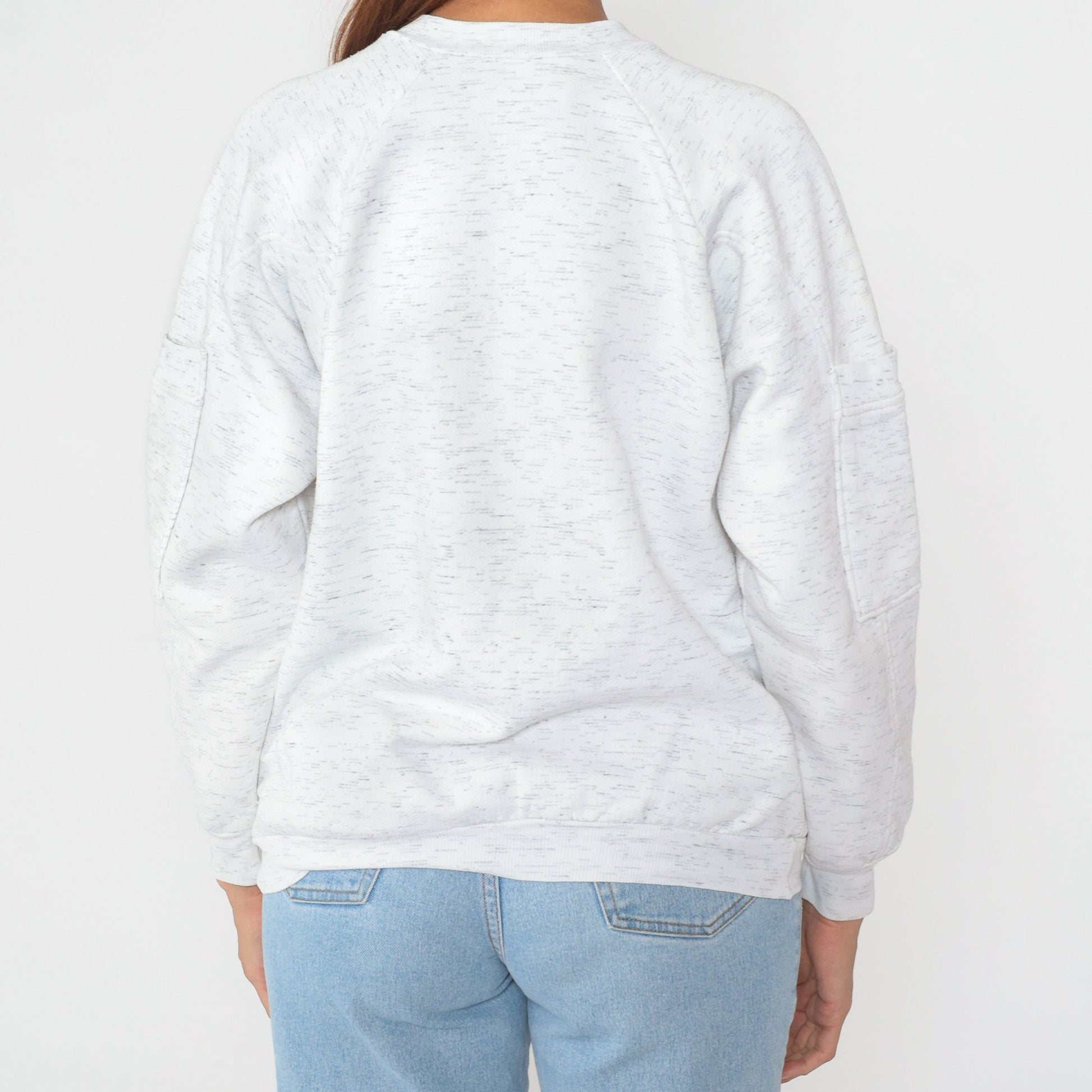 90s Bryce Canyon National Park Sweatshirt Heather White Raglan Medium M