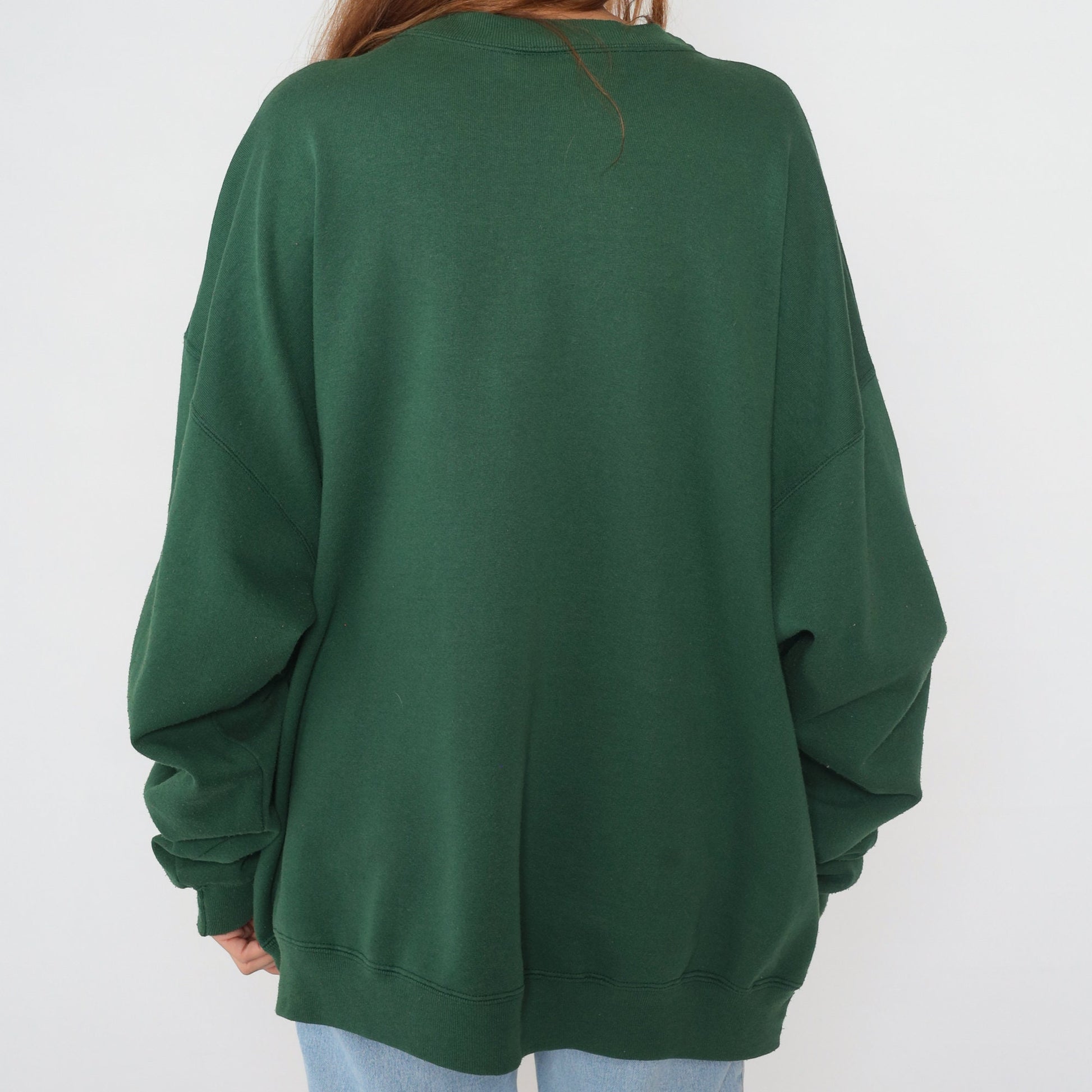 90s University of Scot Forge Metalsmith Sweatshirt Green Graphic Crewneck XXL