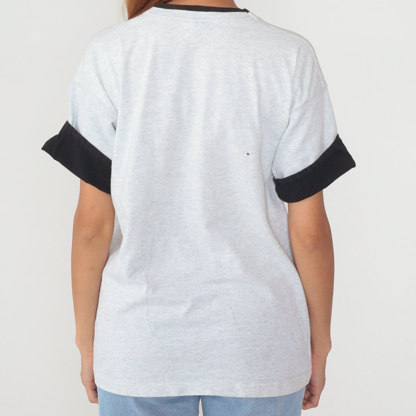 90s St Thomas Virgin Islands Sailboat Graphic Tee Heather Grey Large