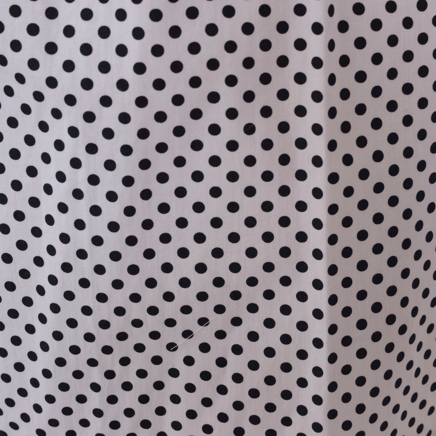70s Polka Dot Mini Skirt High Waist Pencil Cut White Black Small