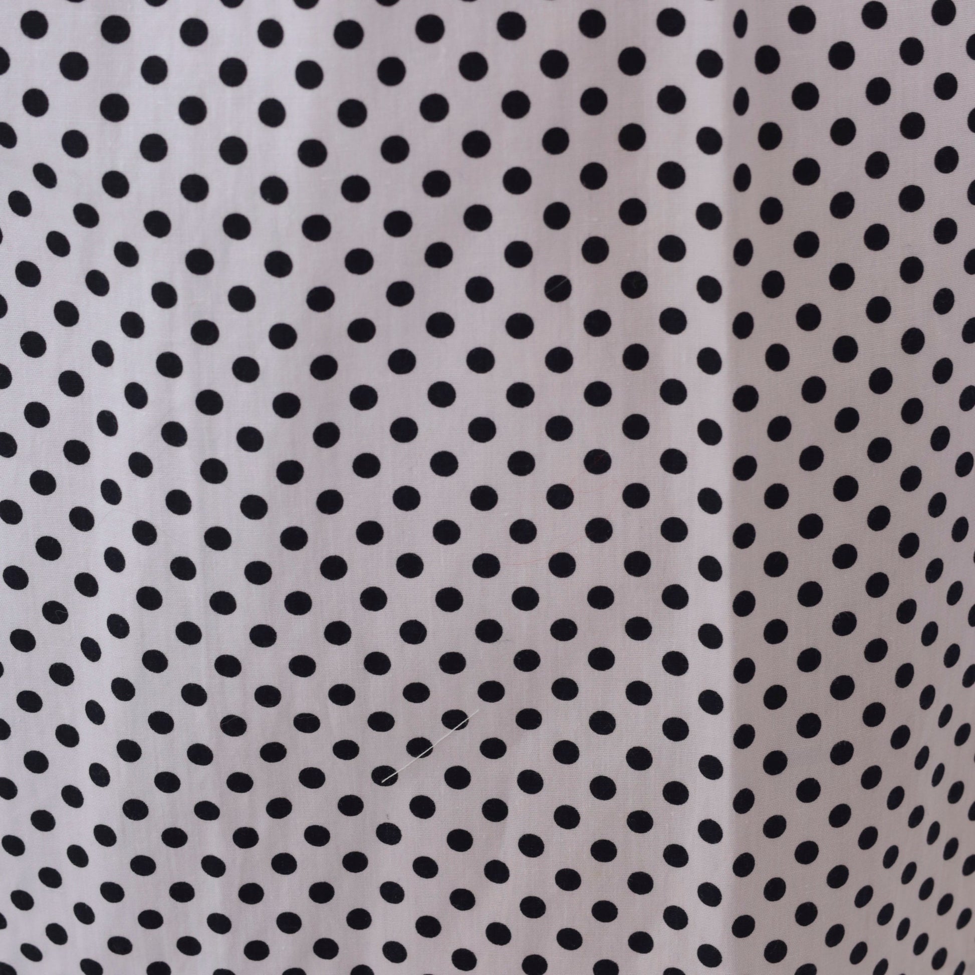 70s Polka Dot Mini Skirt High Waist Pencil Cut White Black Small