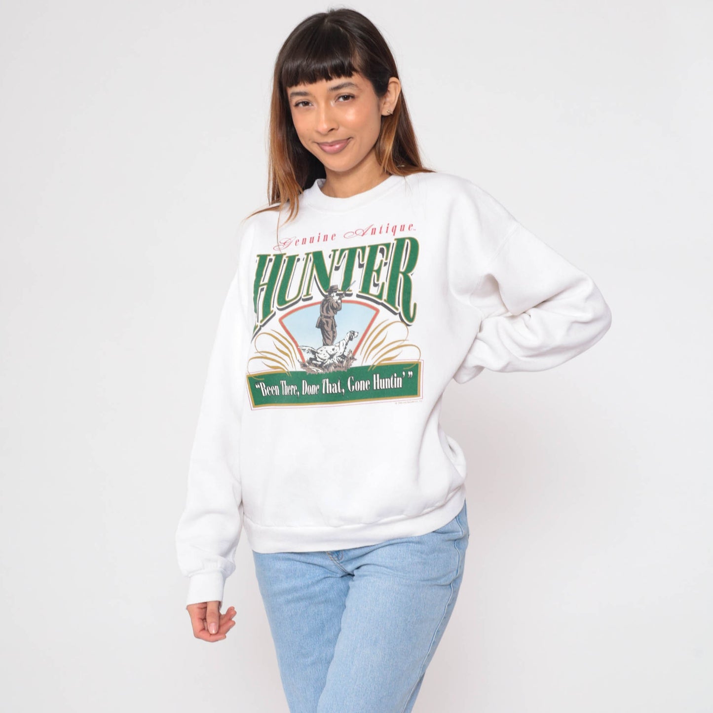 90s Hunting Sweatshirt Genuine Antique Hunter Been There Done That Pullover Extra Large