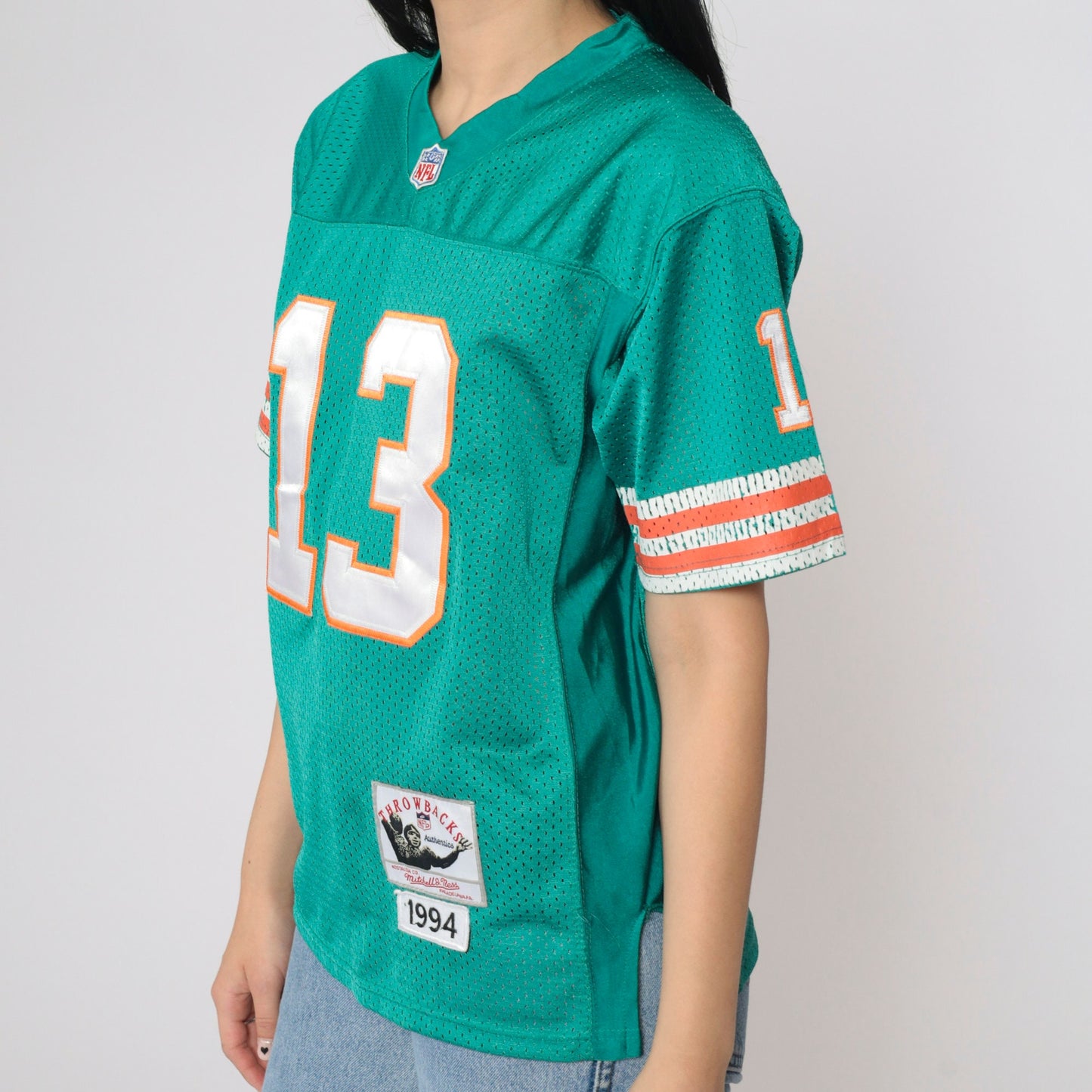 Mitchell & Ness Dan Marino #13 Miami Dolphins 1994 Jersey Green Kids Large
