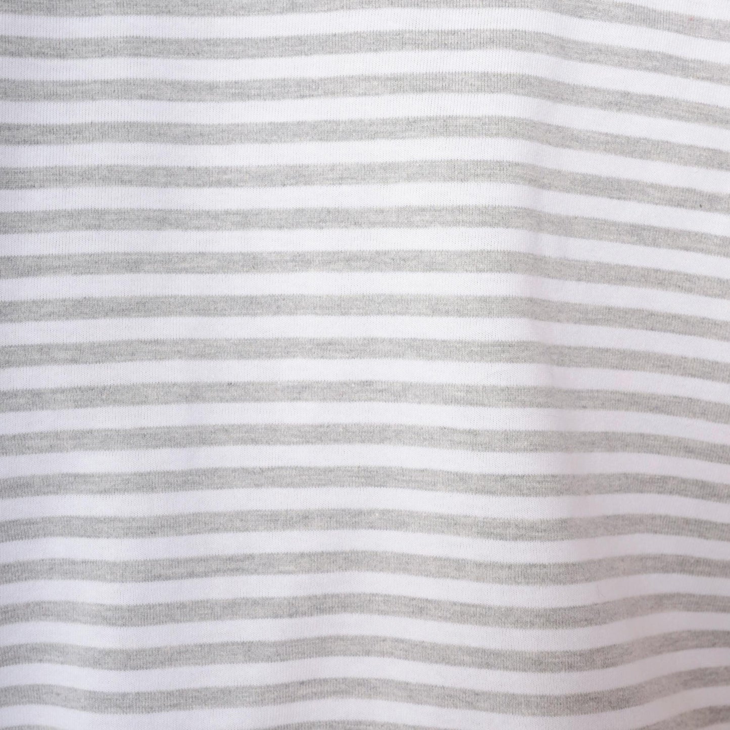 90s Grey & White Striped T-Shirt Cotton Blend Crewneck Large