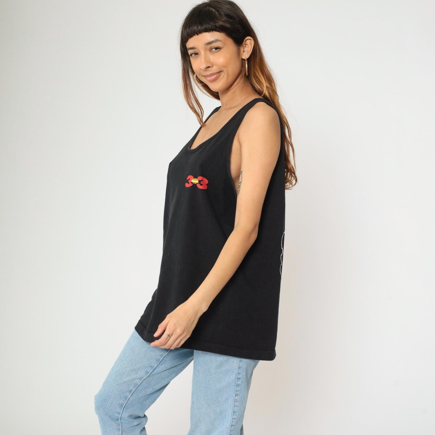 90s Chicago Bulls 3x3 Classic Tank Top Vintage NBA Basketball Bring Your Game Extra Large