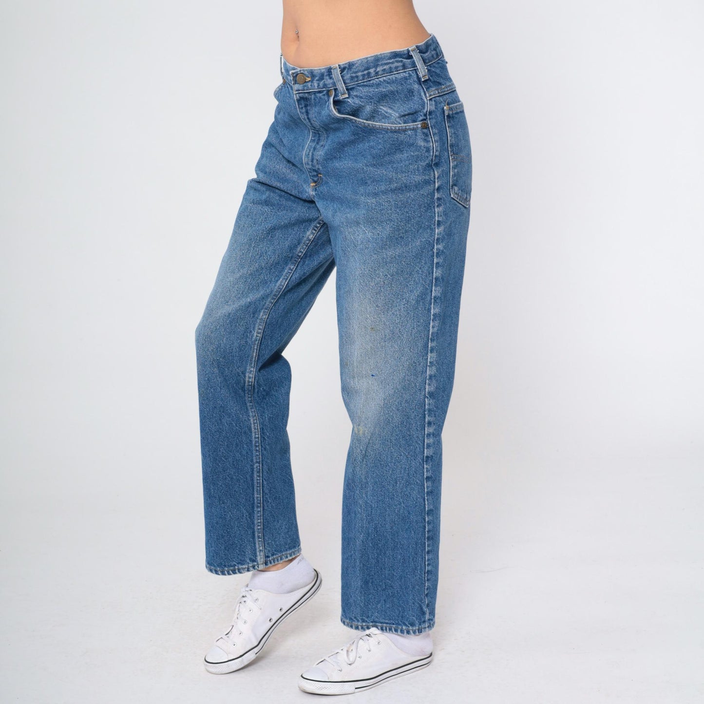 90s OshKosh Straight Leg Jeans High Rise Blue Denim Medium