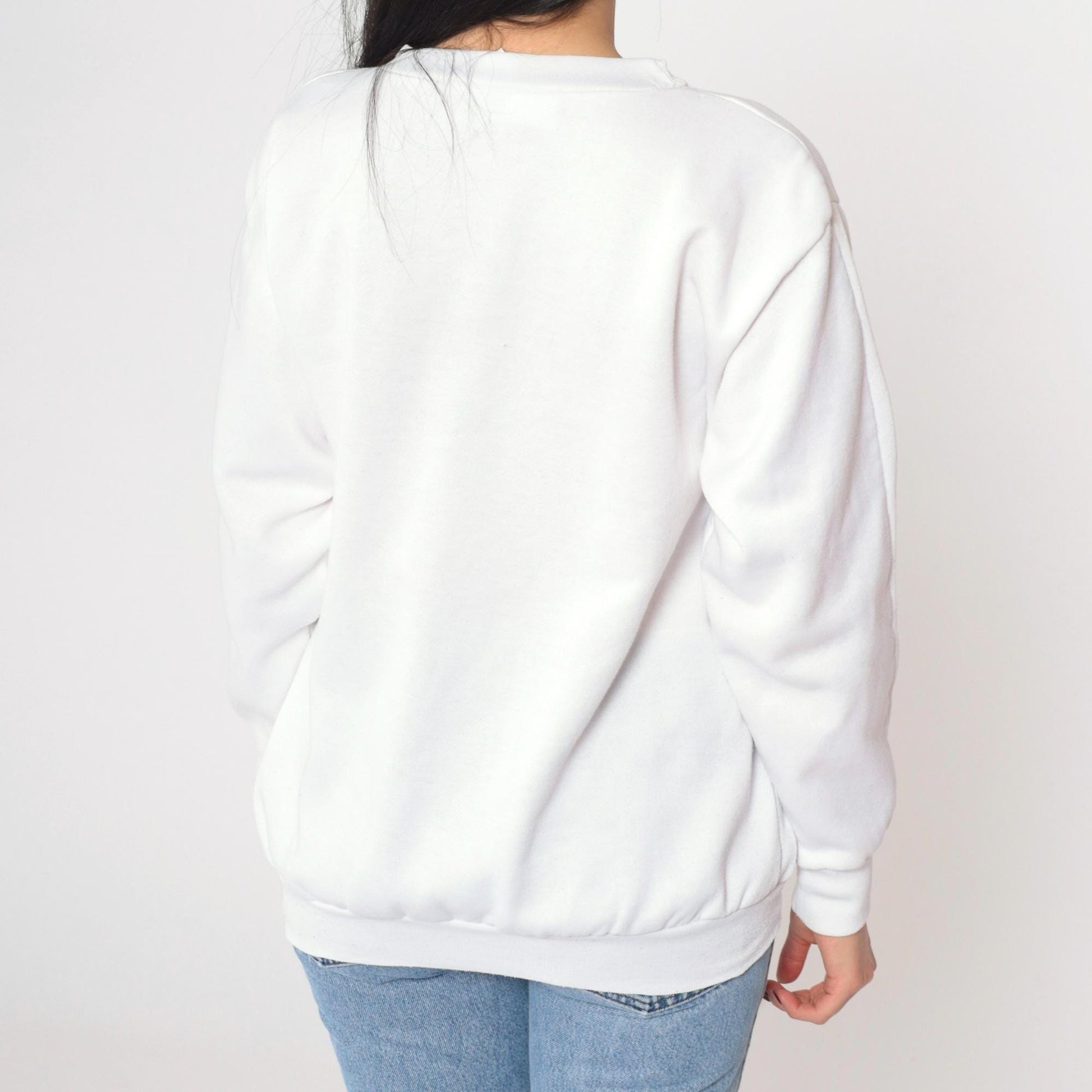 90s Australia Koala Wildlife Graphic Sweatshirt White Crewneck One Size