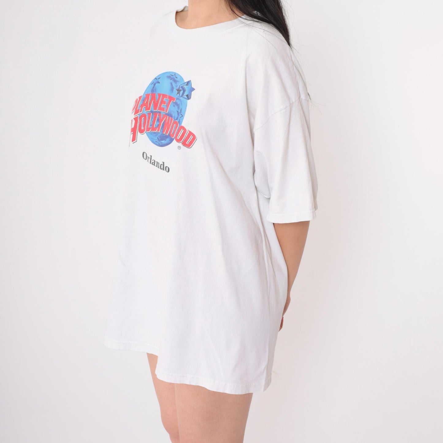 90s Planet Hollywood Orlando T-Shirt White Graphic Crewneck Extra Large XL