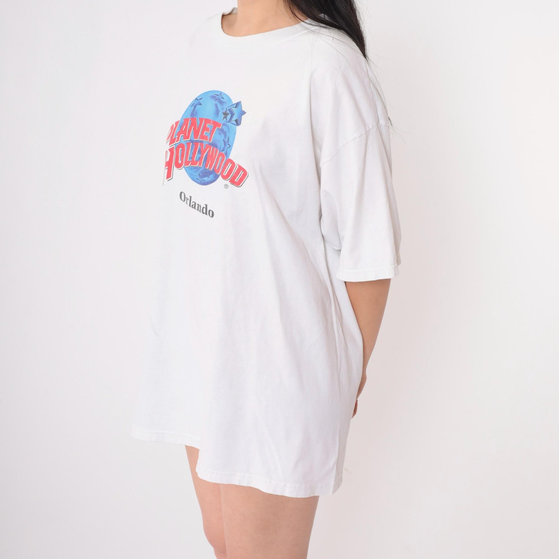 90s Planet Hollywood Orlando T-Shirt White Graphic Crewneck Extra Large XL