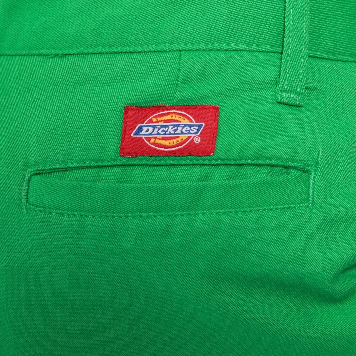 Y2K Dickies Flared Workwear Trousers Bright Green Low Rise Small 3