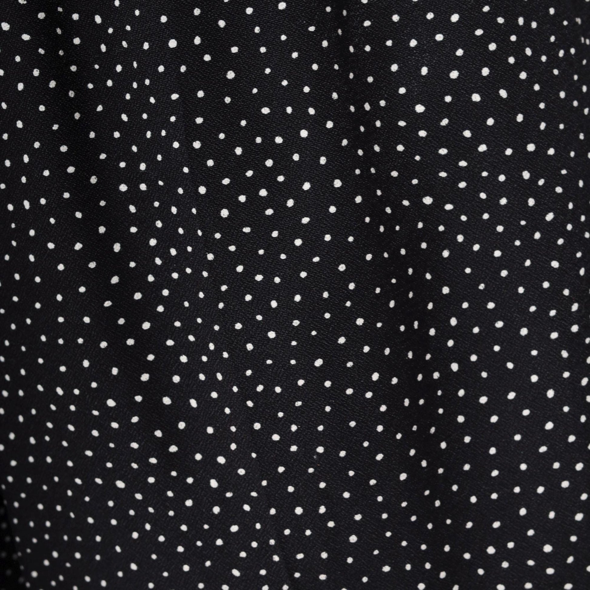 90s Black Polka Dot High-Waist Shorts Elastic Waist Extra Small XS