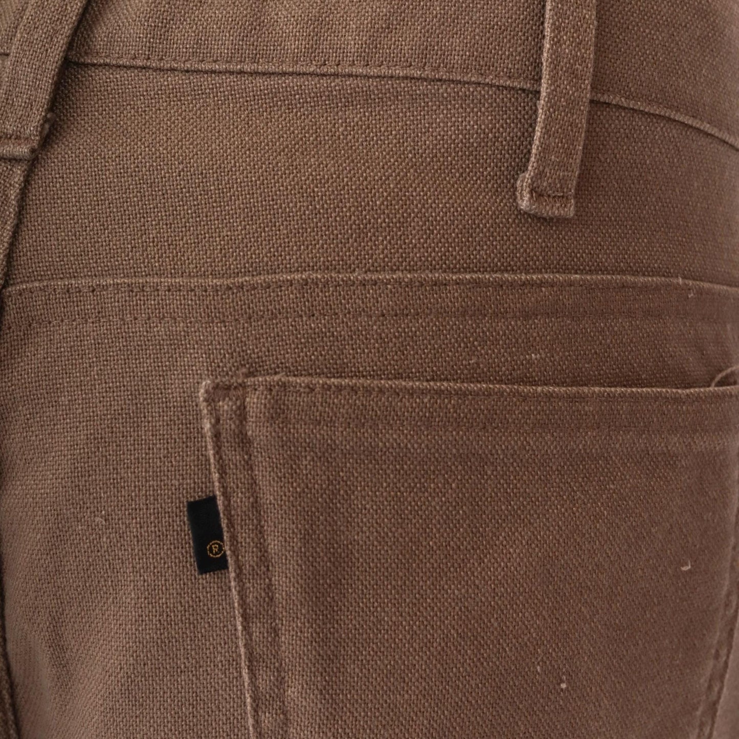 70s Levi's Sta-Prest Brown Straight Leg High Waist Trousers 36x32