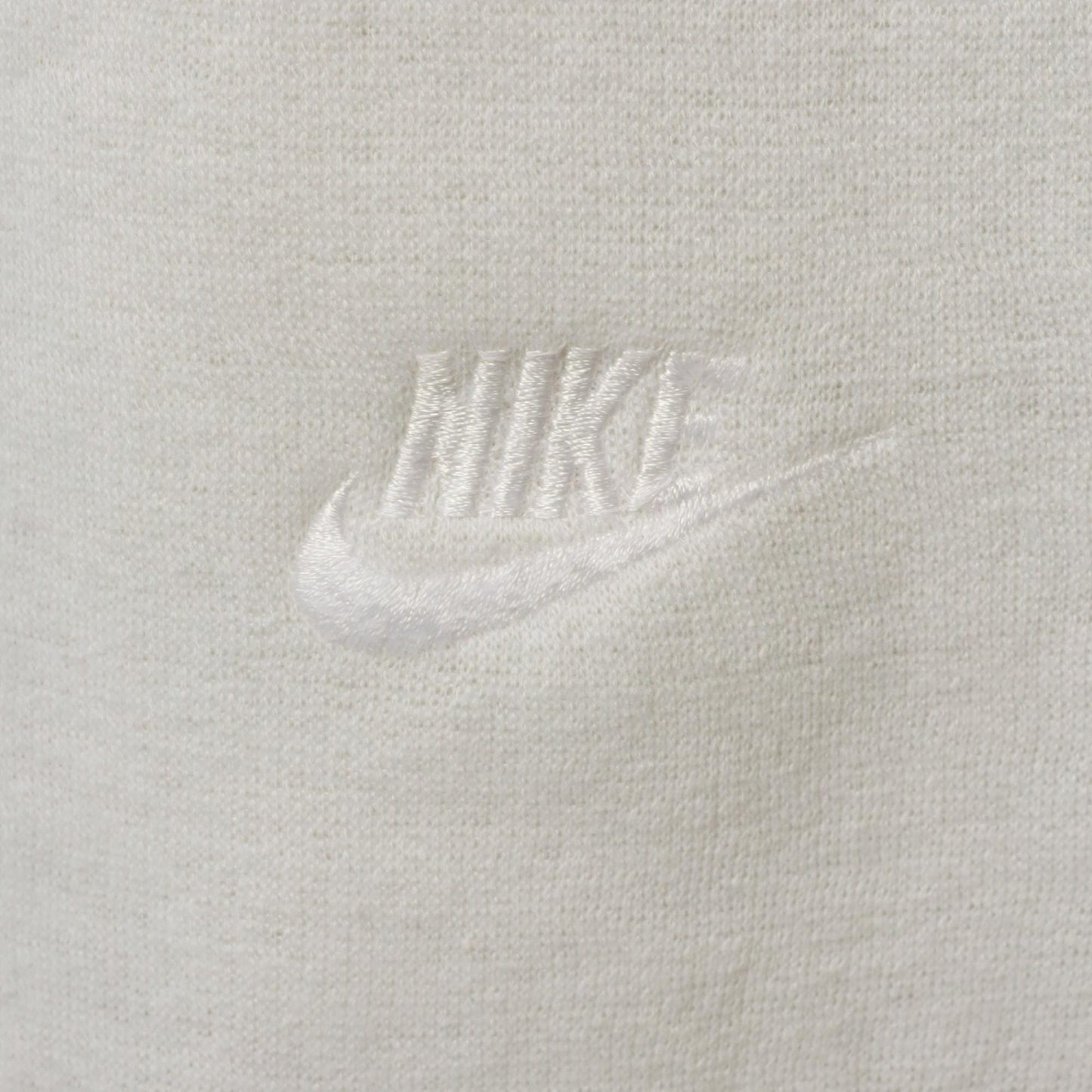 80s Nike White Sweatpants Embroidered Swoosh Drawstring Medium