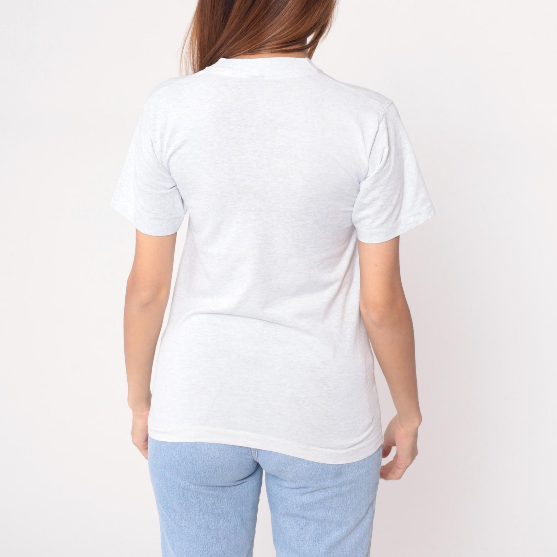90s Say Yes To Sports Say No To Drugs Graphic Tee Spring Valley White XS