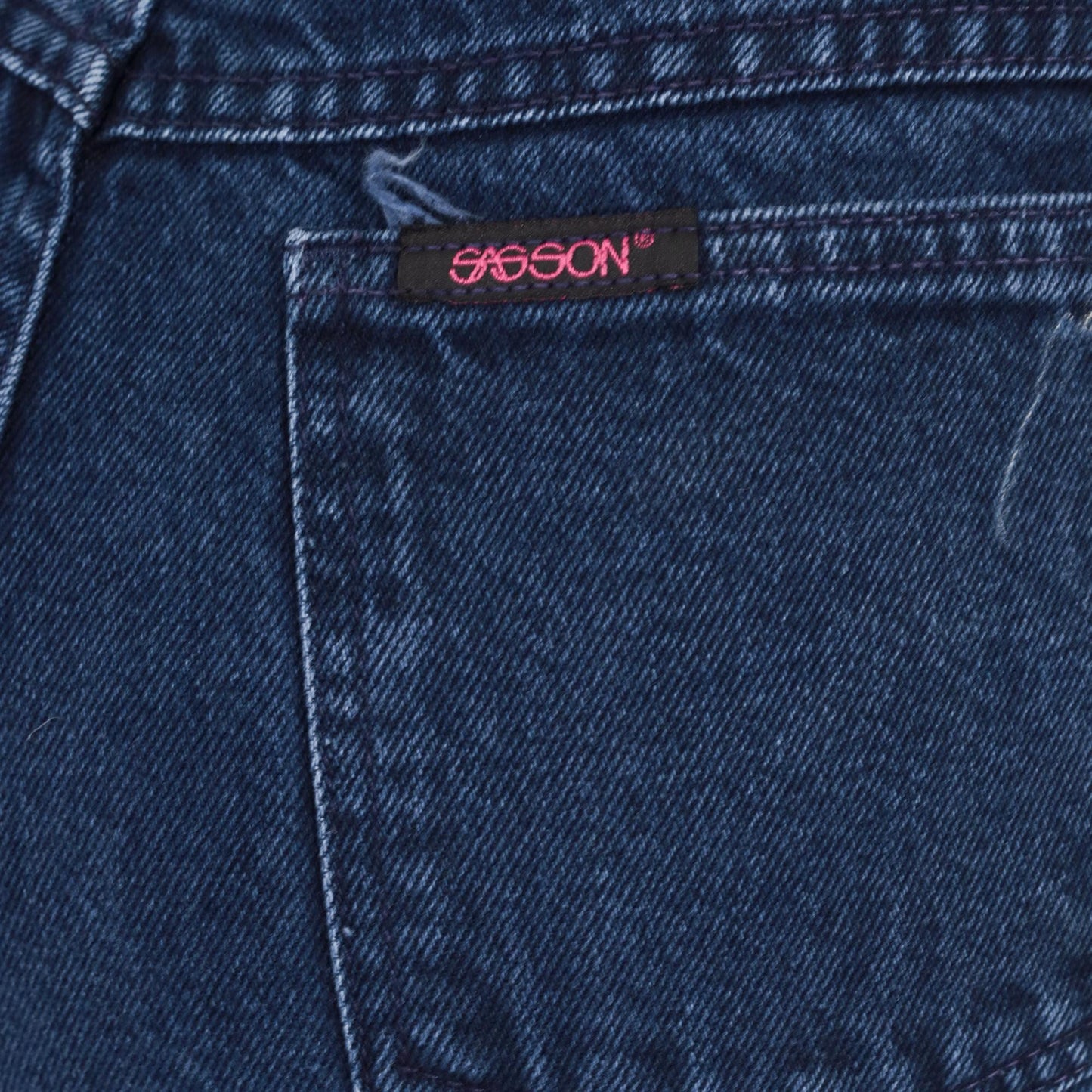 90s Sasson High-Waisted Mom Jeans Navy Tapered Ankle Crop 29