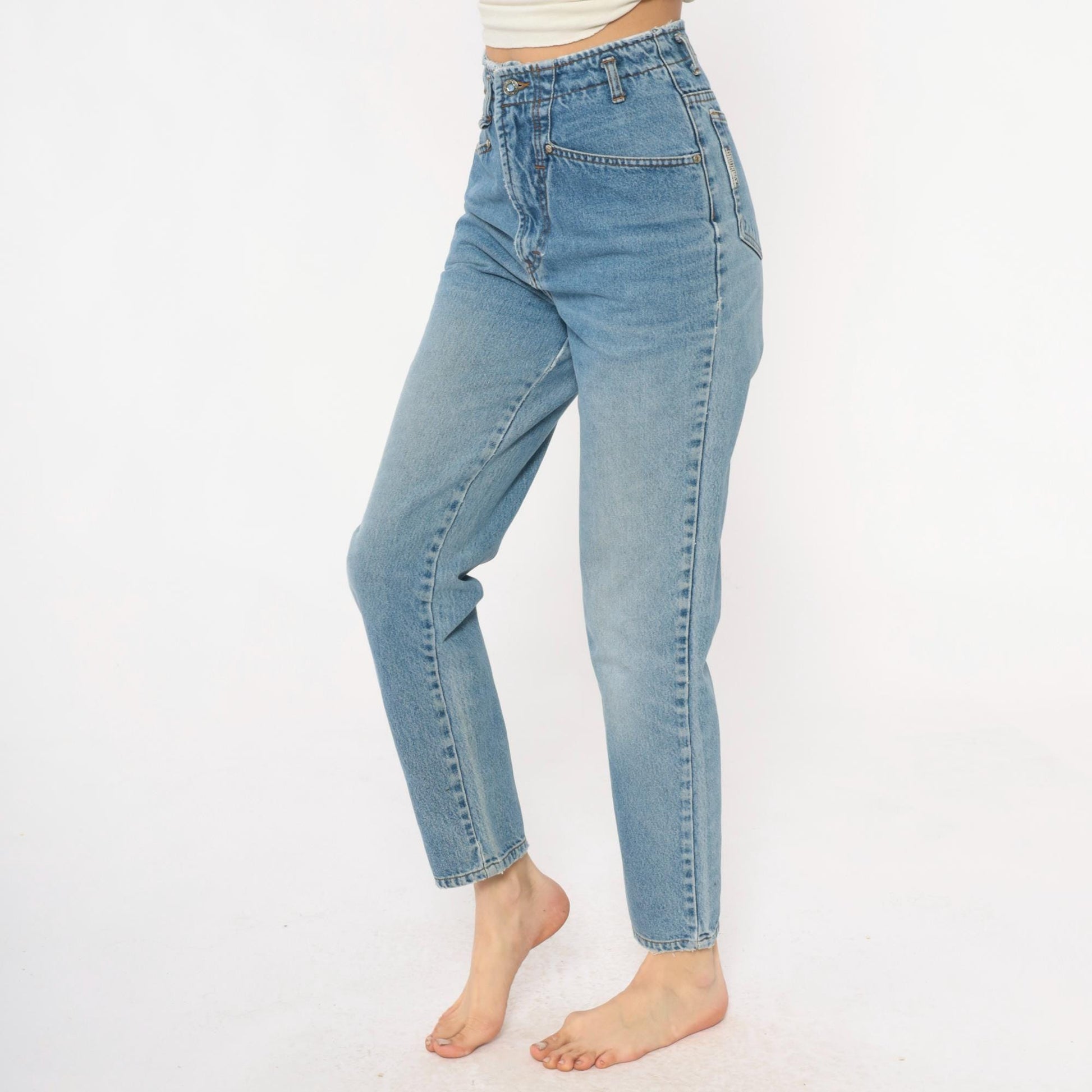 90s Unionbay Light Wash High-Waisted Straight Leg Denim Jeans Medium M