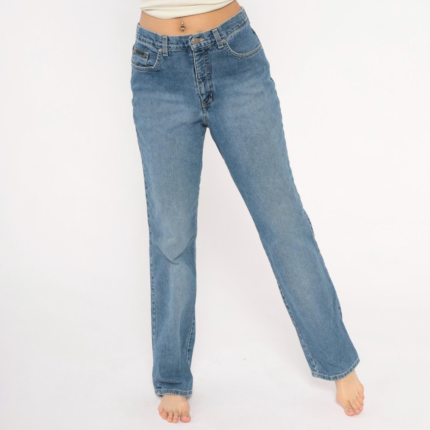 Y2K New York Jeans Bootcut High Rise Medium Wash Denim Large L