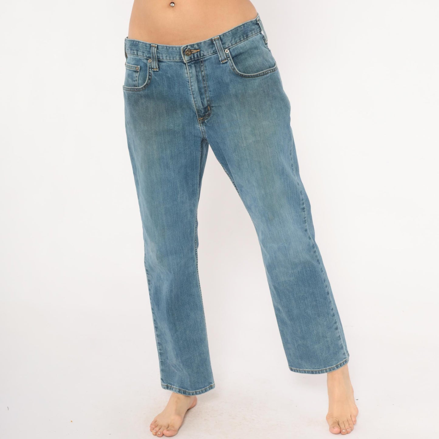 Carhartt Jeans 2000s Light Wash Straight Leg Five Pocket Denim 34 x 28