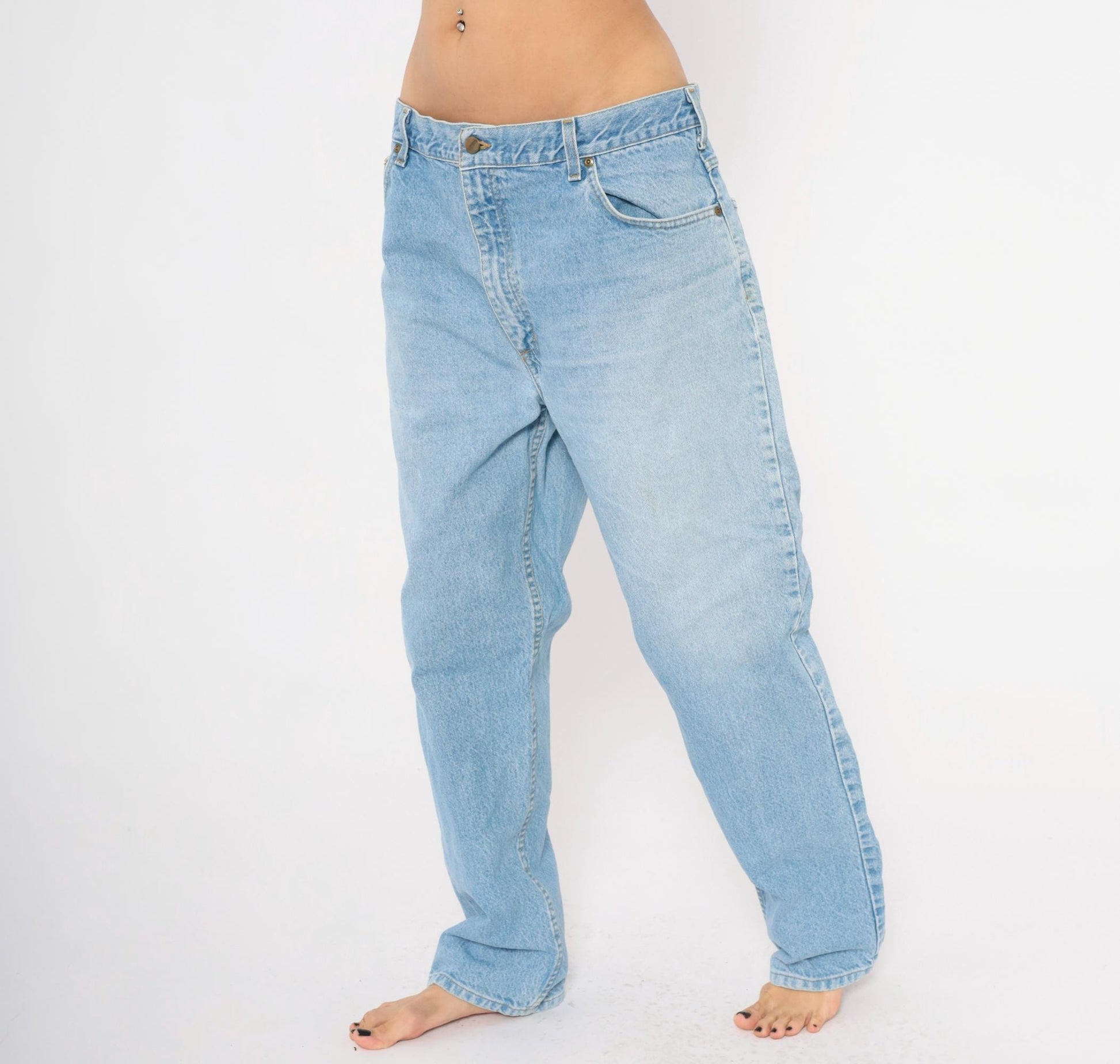 Carhartt Light Wash Straight Leg Jeans 2000s Relaxed Fit Denim 40 x 30