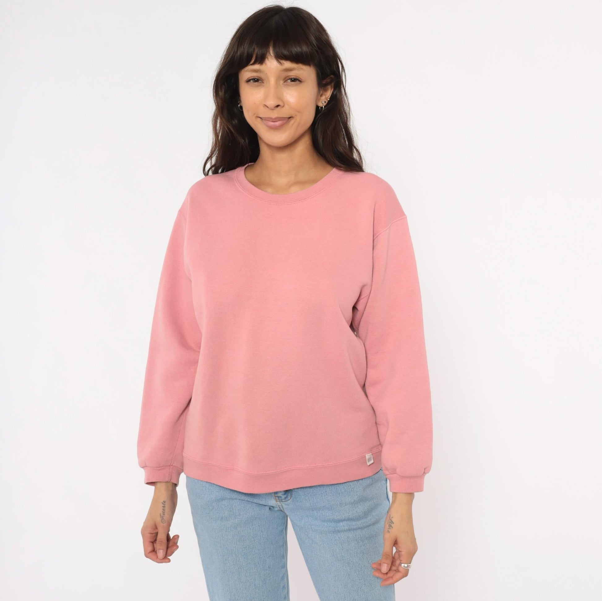 90s Russell Athletic Rose Pink Crewneck Sweatshirt Small S