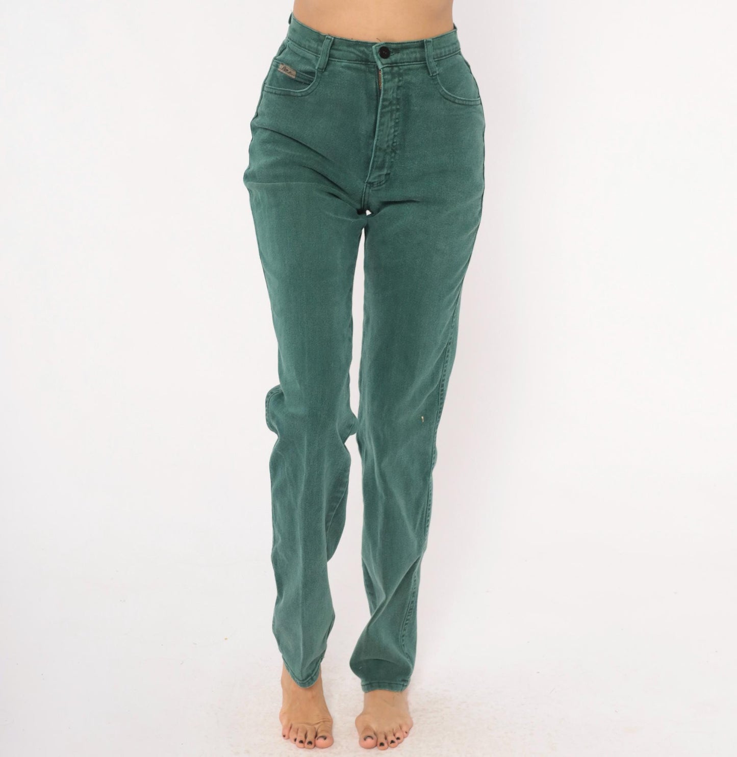Y2K Roper Sage Green High Rise Straight Leg Jeans Extra Small XS