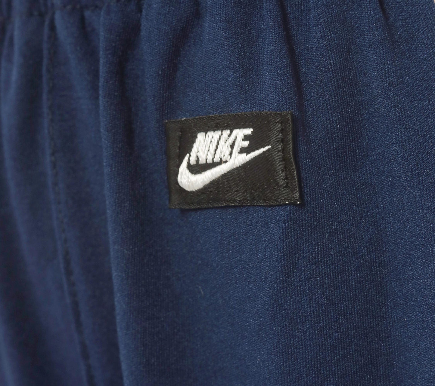 2000s Nike Navy Track Pants White Piping Straight Leg Extra Small XS