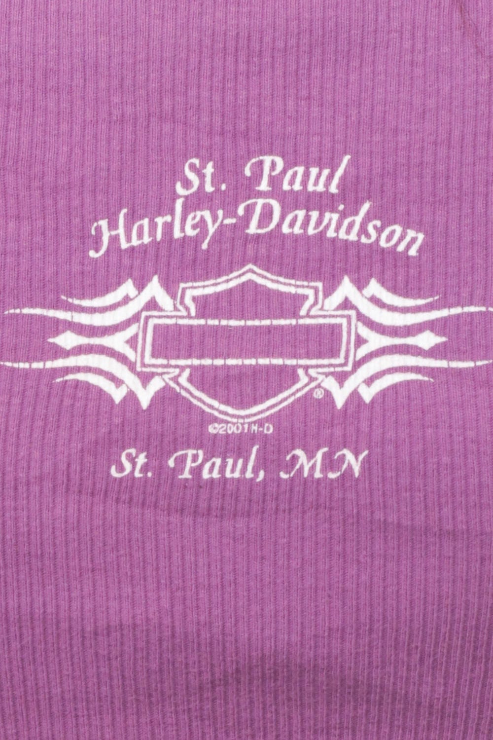 90s Harley Davidson Purple Crop Top Graphic Tee Small Medium