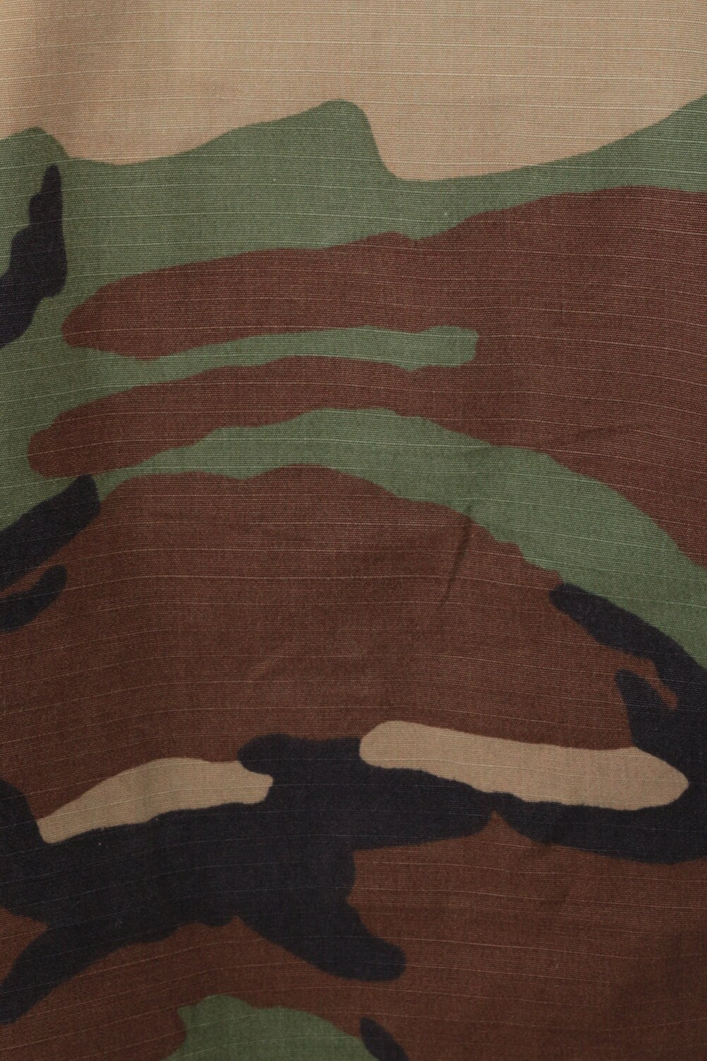 90s Army Camouflage Button-Up Shirt Olive Drab Unisex Small