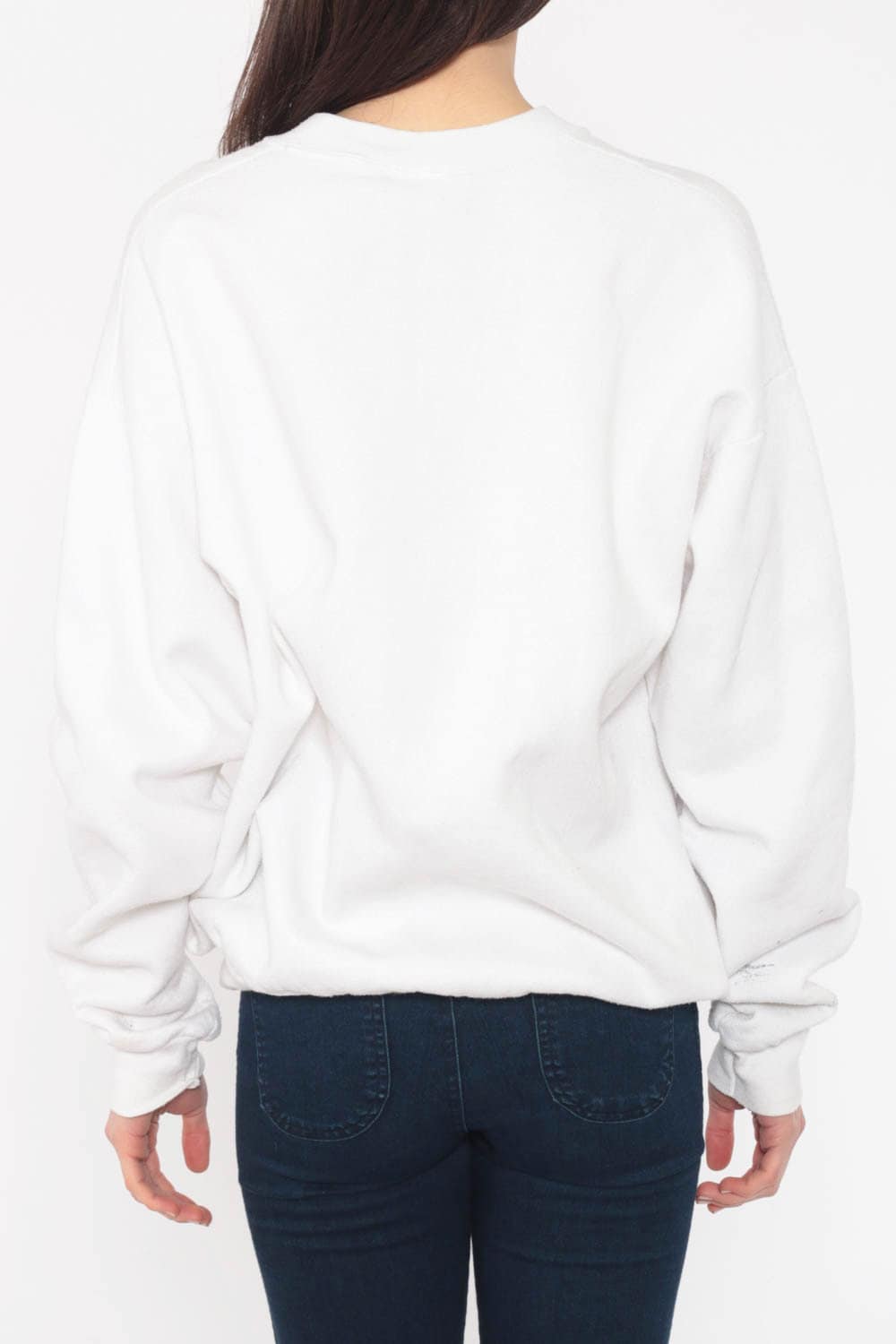 90s Mickey Mouse Disney Sweatshirt White Graphic Crewneck Medium Large