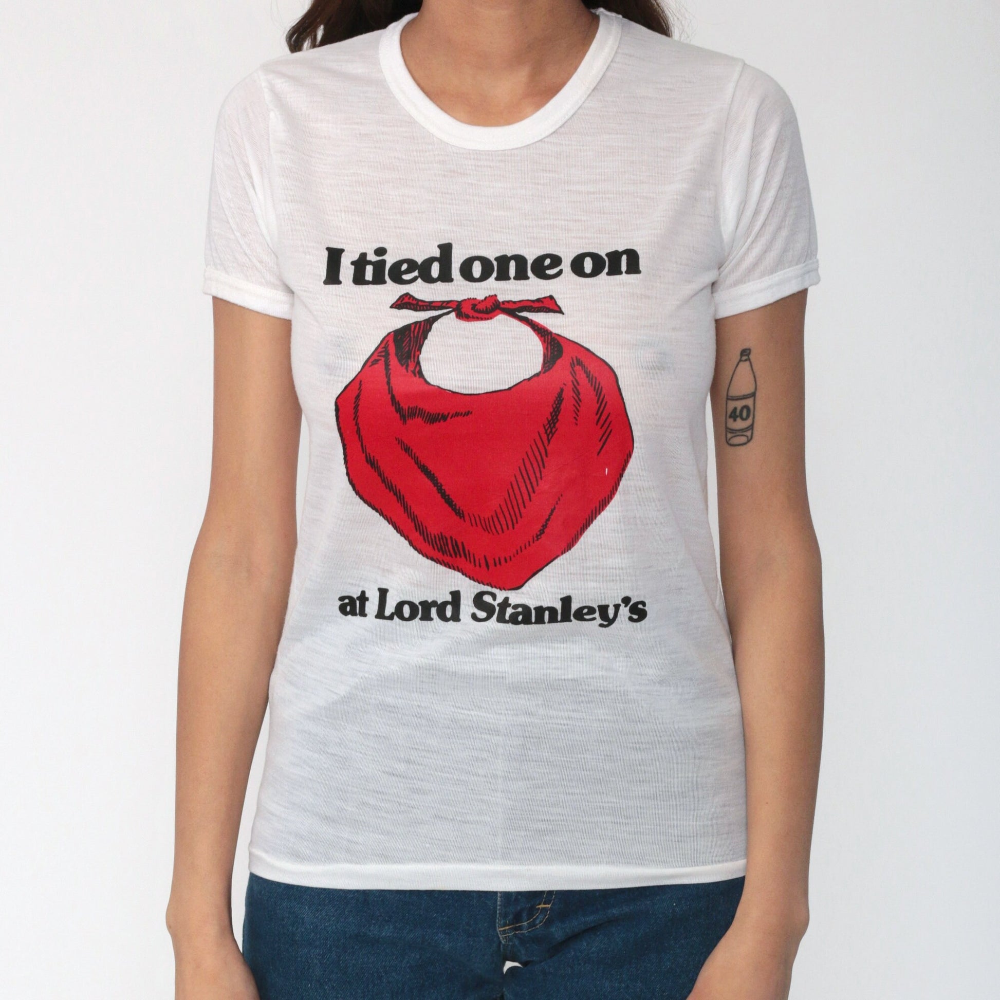 80s Lord Stanley's Restaurant Single Stitch Graphic Tee Small