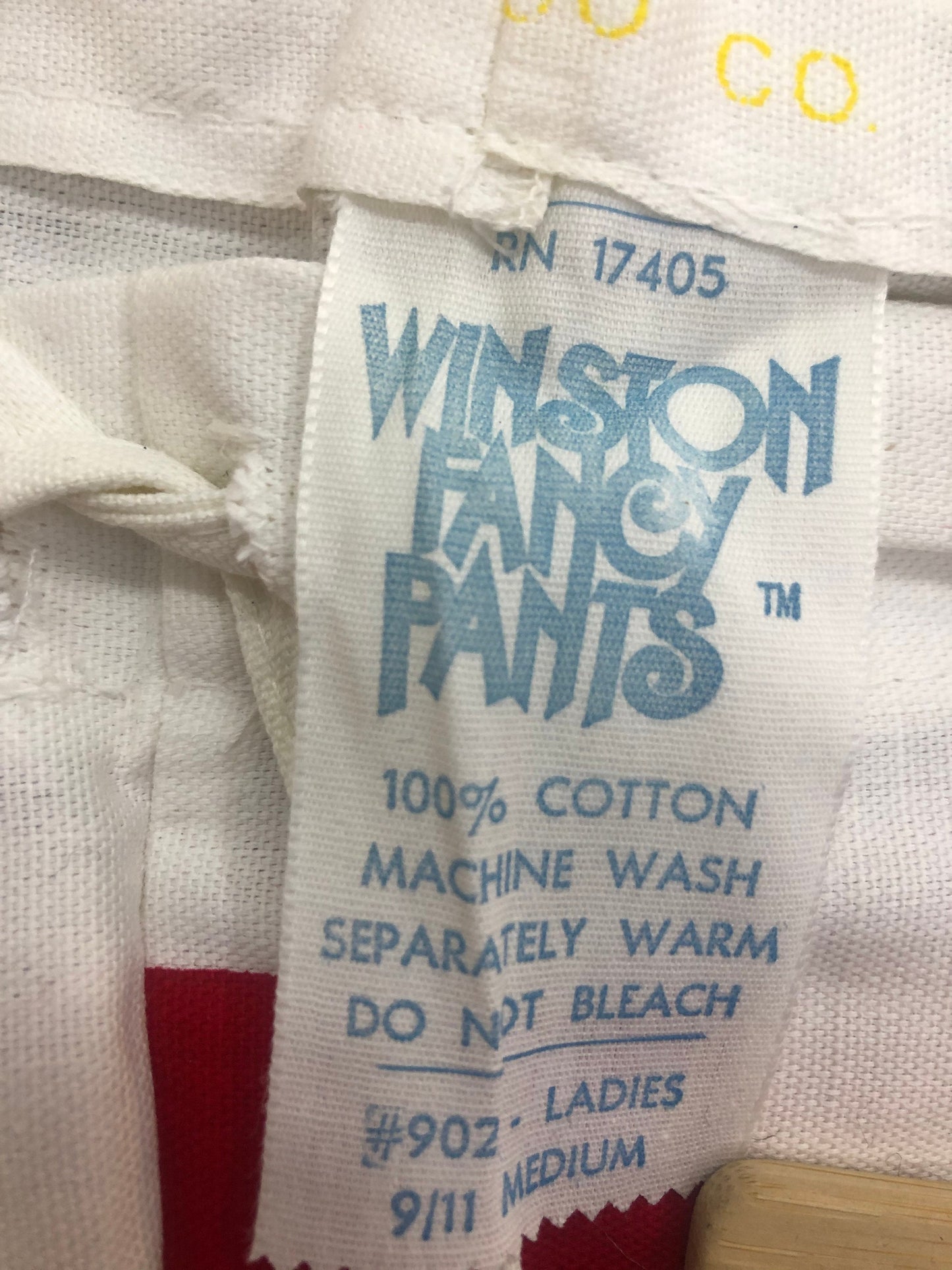 70s Winston Cigarettes Bell Bottom Pants High Waisted Cotton Medium
