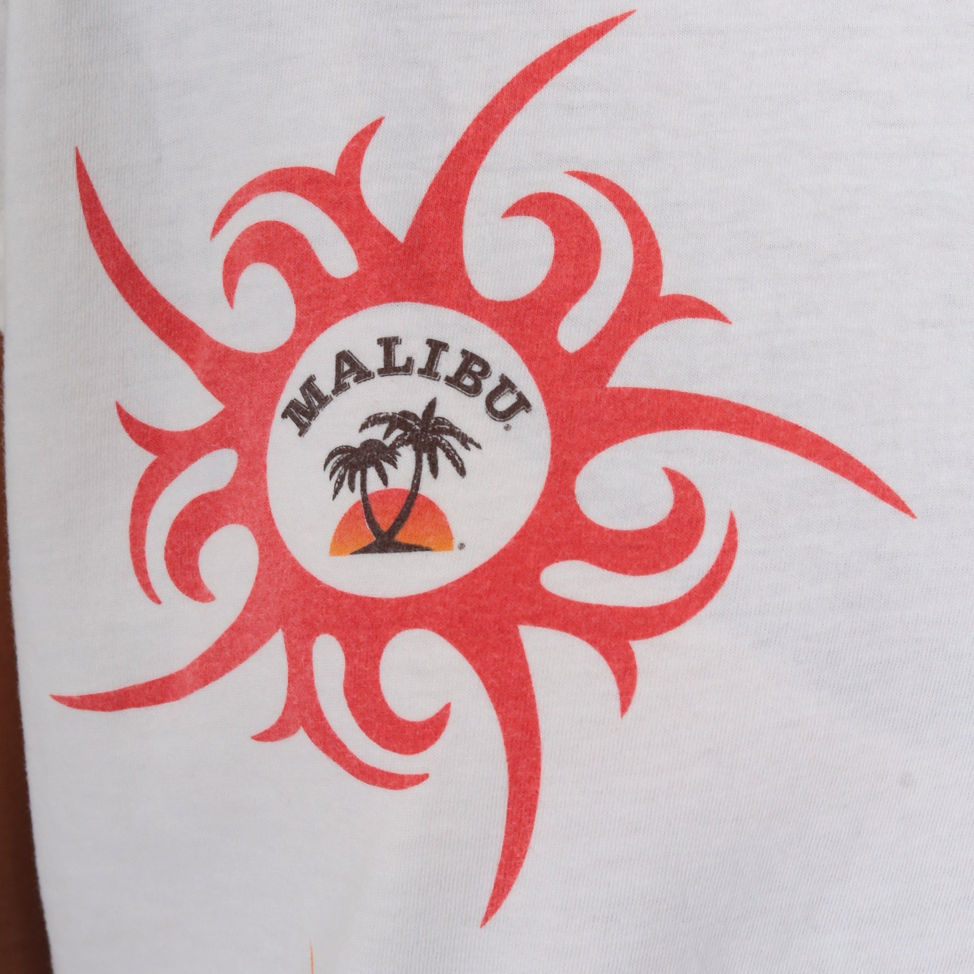 80s Malibu Rum Bird of Paradise Floral Graphic T-Shirt Extra Large XL