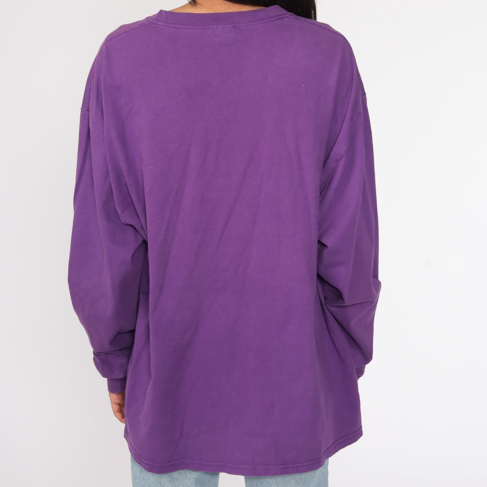 90s Champion Purple T-Shirt Cotton Athletic Tee Extra Large XL