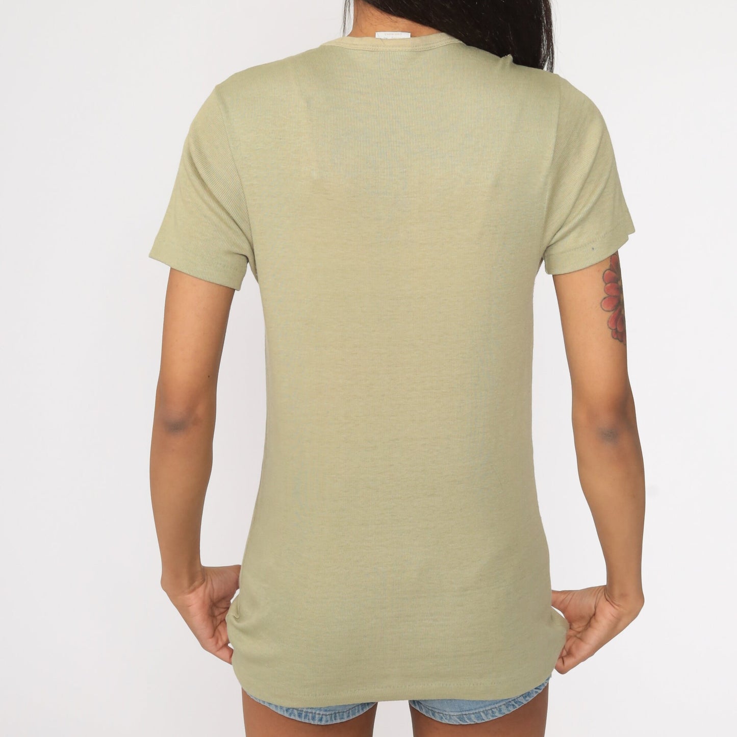 70s Christian Marriage Encounter Graphic Ringer Tee Heart Print Small