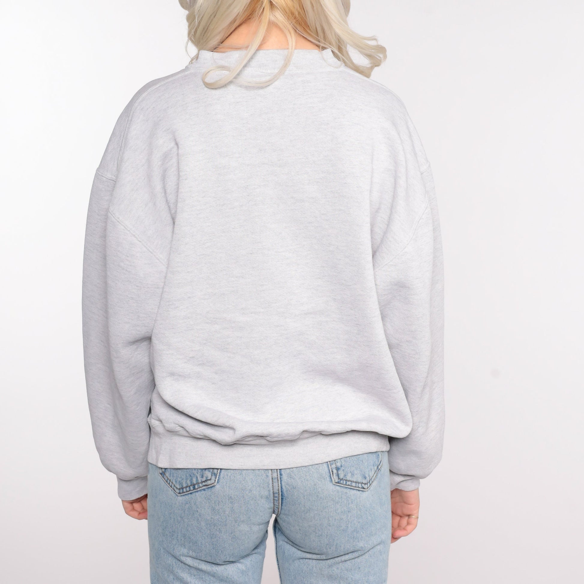 90s UCLA Sweatshirt Distressed Grey Graphic Russell Large