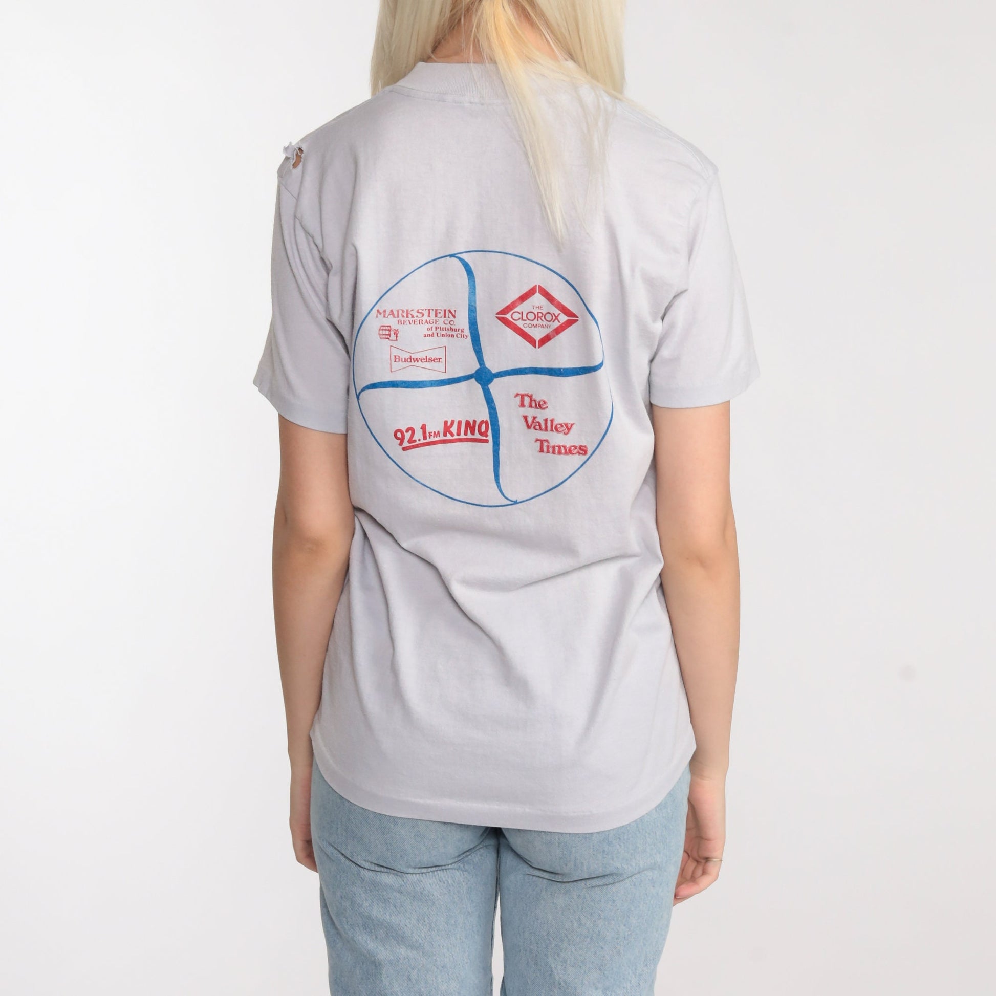 80s Devil Mountain Run 1986 San Francisco Graphic T-Shirt Single Stitch Small