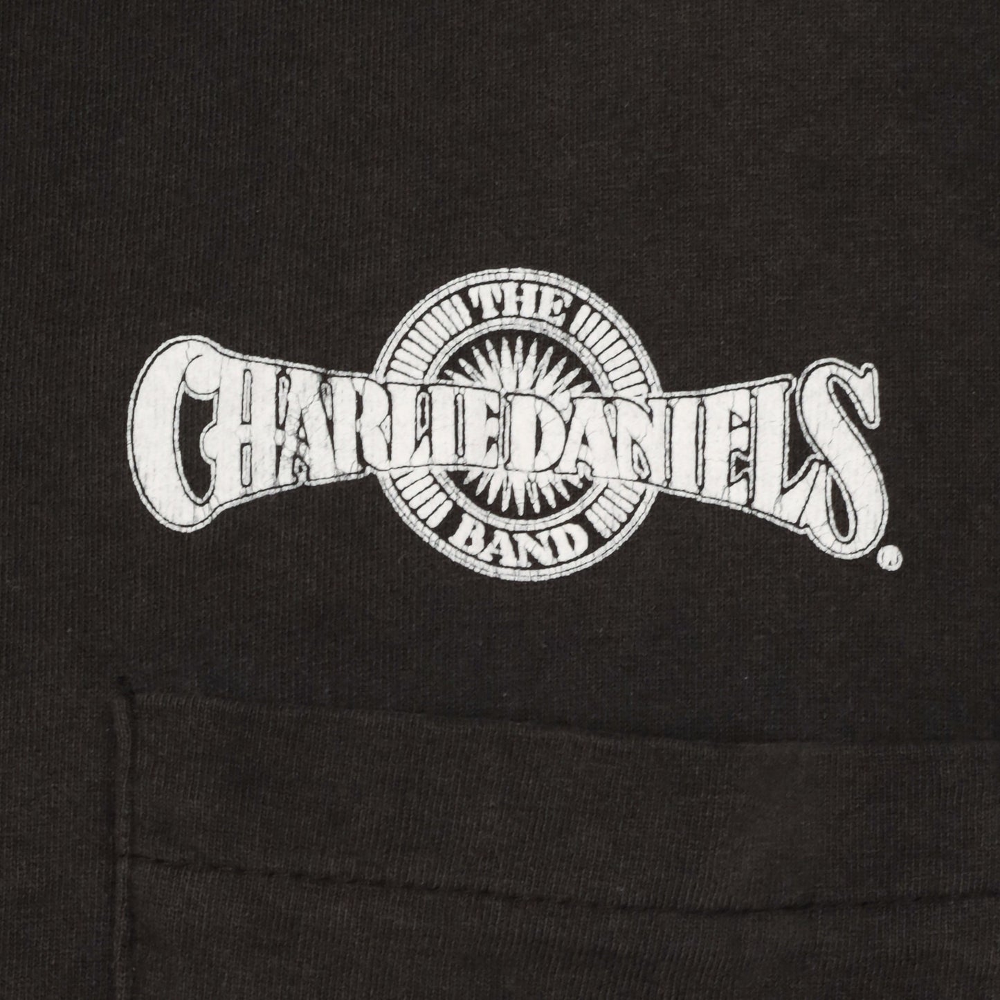 80s Charlie Daniels Band Homesick Heroes Tour Tee Black Cotton Extra Large