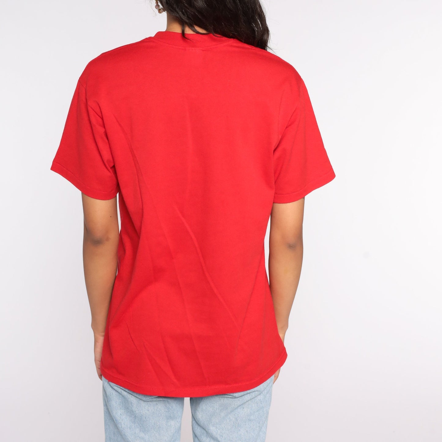 80s District 4 Toastmasters Graphic T-Shirt Red Cotton Medium
