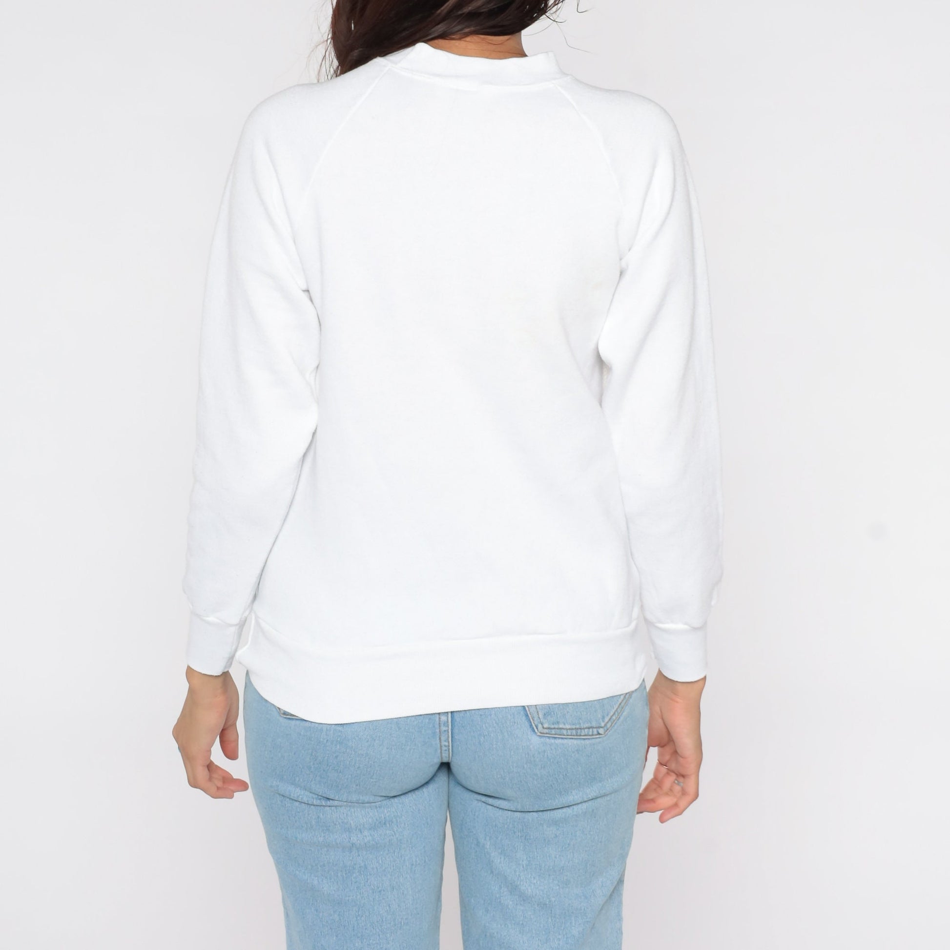 90s Betty Boop Merry Christmas Sweatshirt White Graphic Crewneck Small