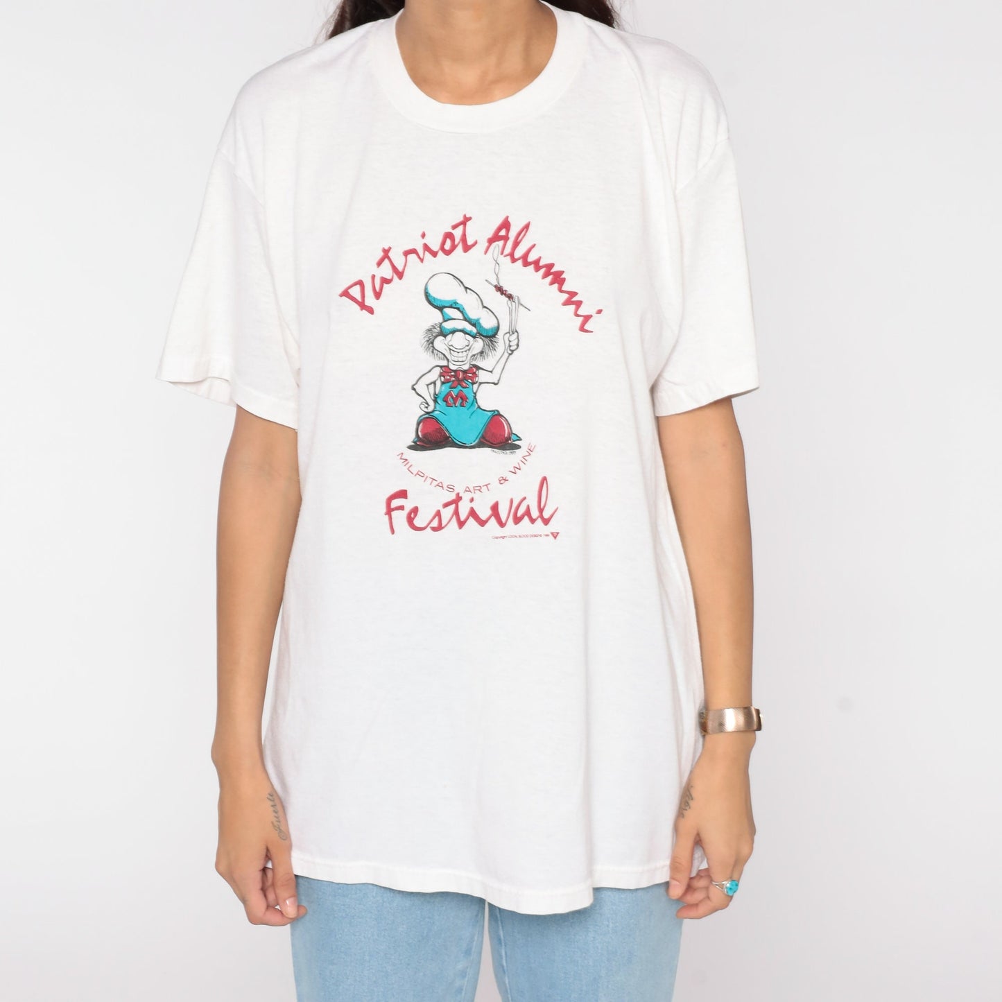 80s Milpitas Art and Wine Festival California Graphic T-Shirt Extra Large